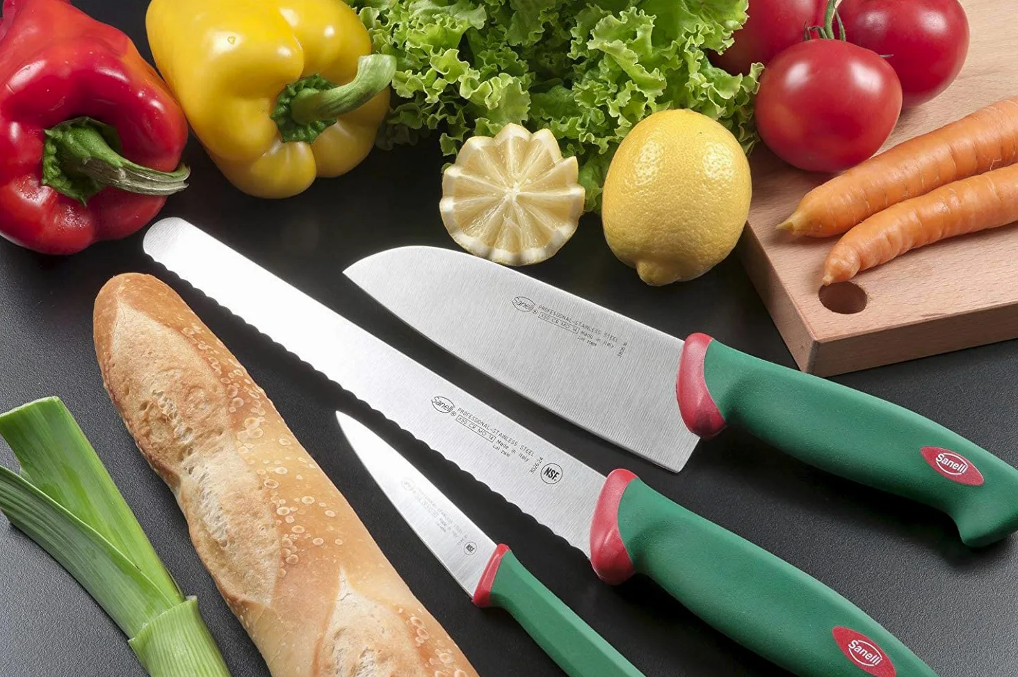 Sanelli 909604 Confezione Coltelli Chef 4 Pezzi
