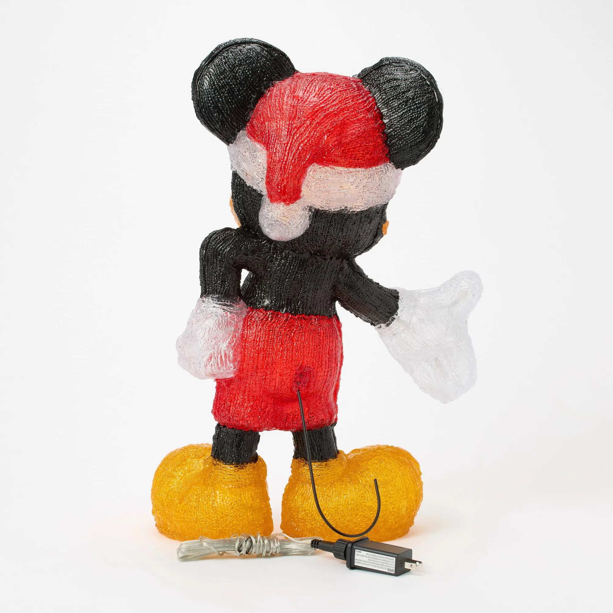 Department 56 Disney Statuetta Babbo Natale Topolino illuminata 52 cm multicolore