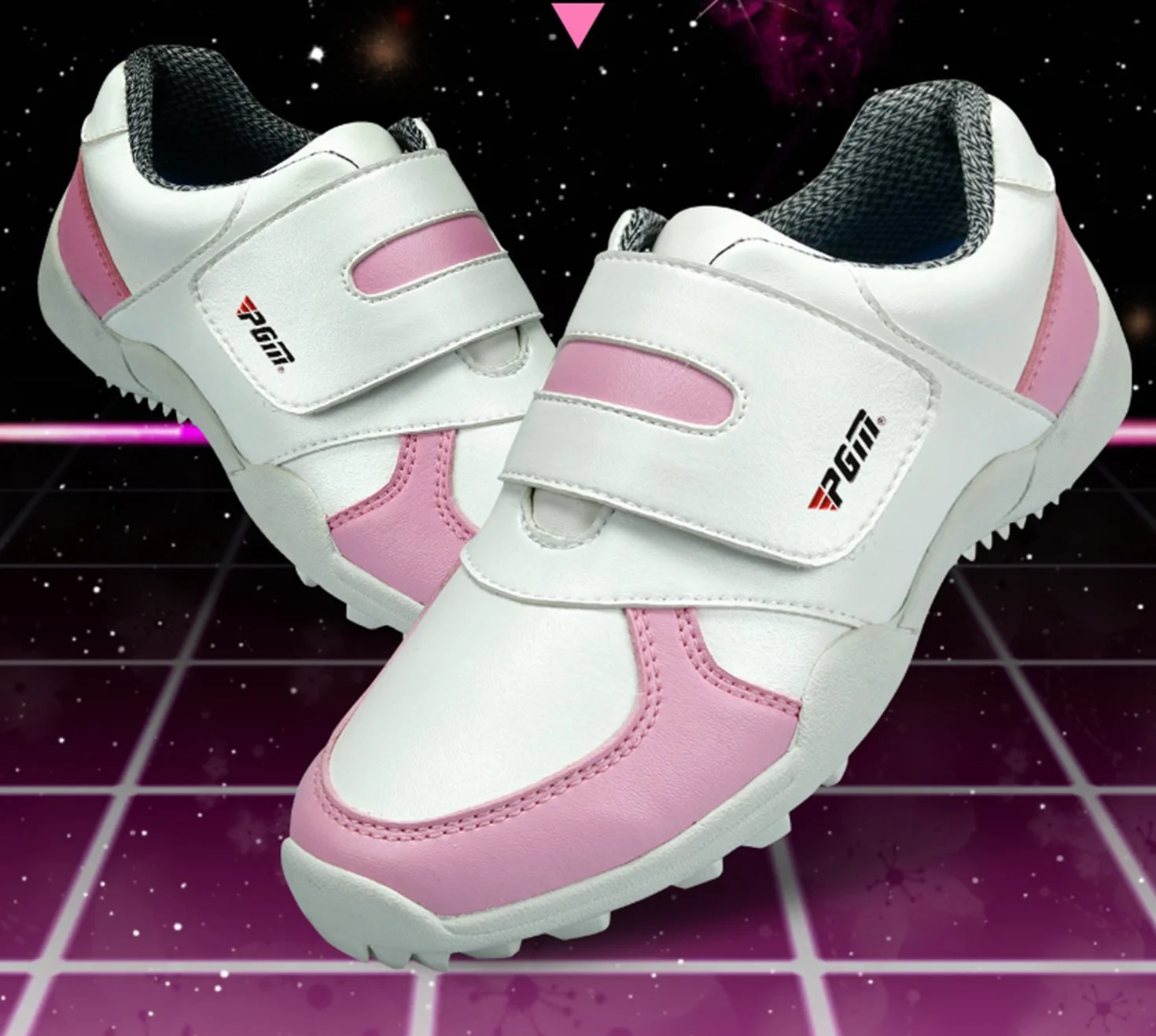Scarpe da Golf per Bambini Outdoor Impermeabile Traspirante Antiscivolo
