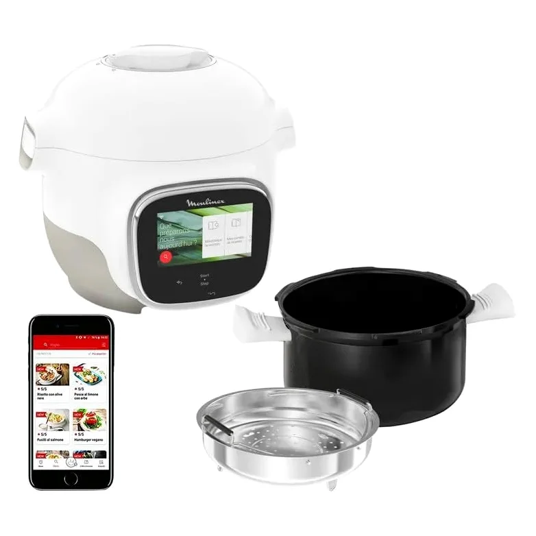 Multicuiseur intelligent Moulinex Cookeo Touch WiFi Mini CE922110 900 W Blanc