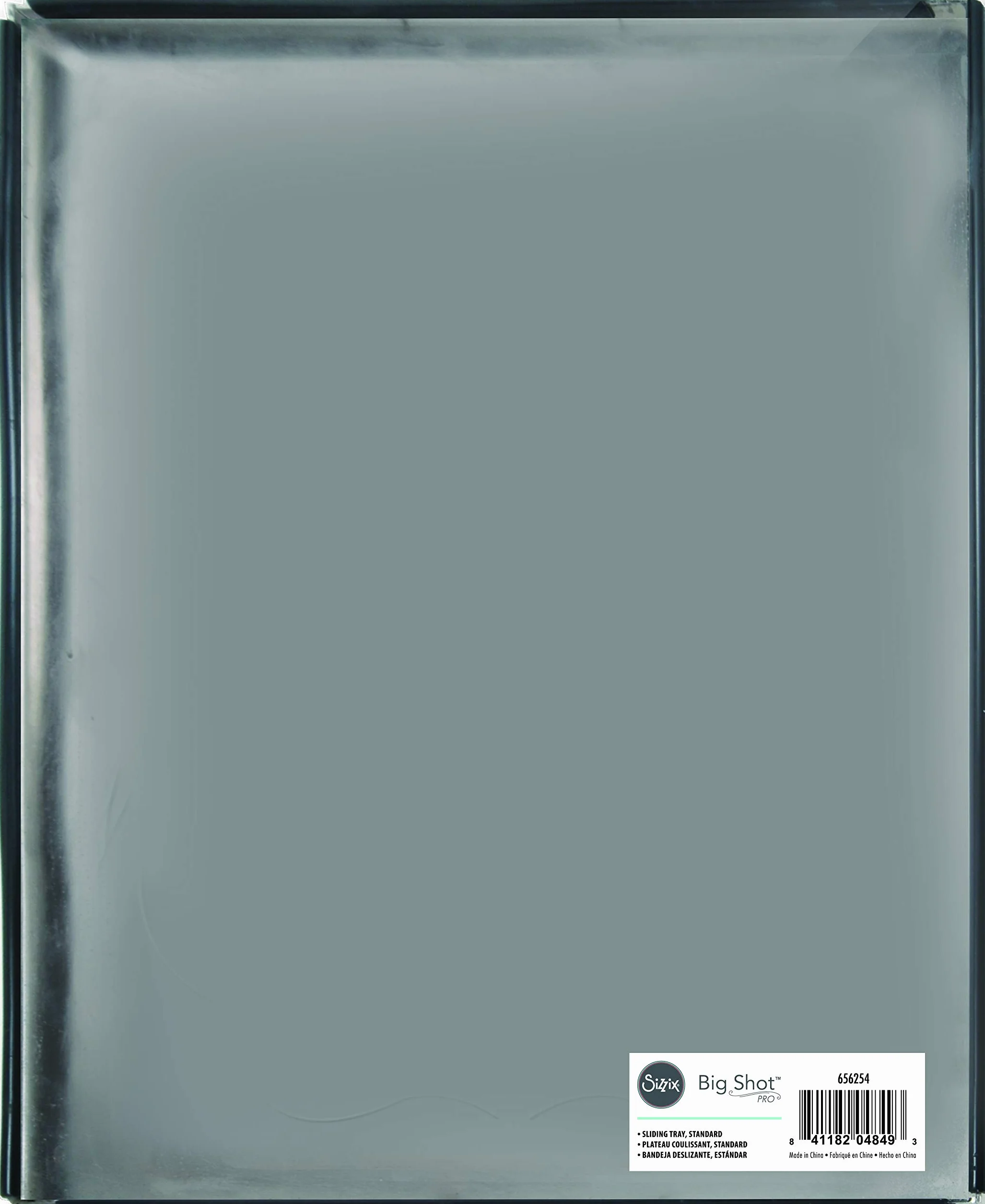 Sizzix 656254 Accessori Bigz Big Shot PRO Sliding Tray, Standard, Acciaio Inossidabile, Multicolore, 39.4 x 32.4 x 1.4 cm