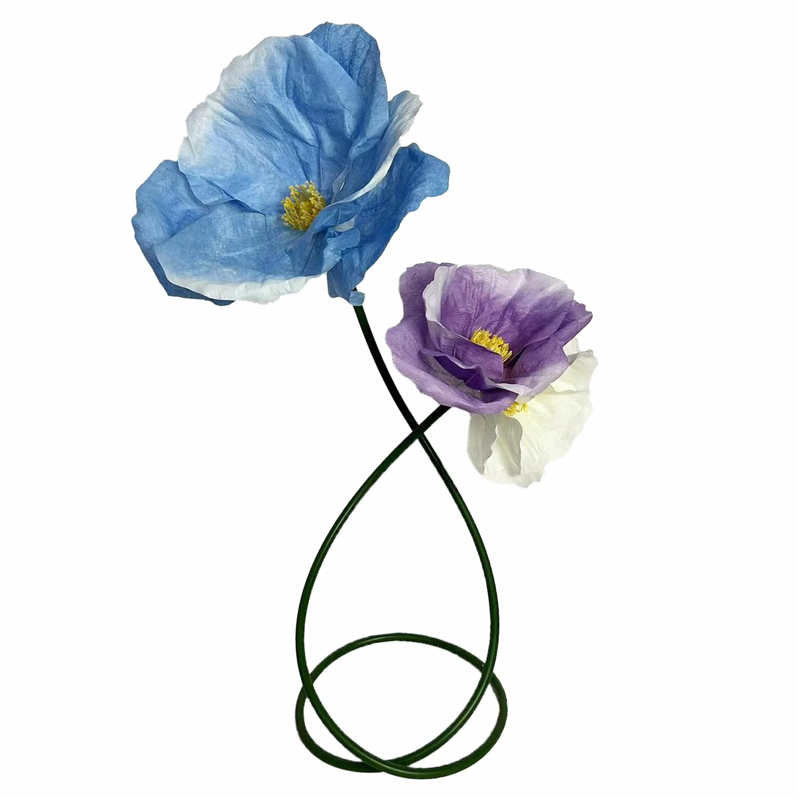 lifemet Decorazione floreale blu viola giallo per festa