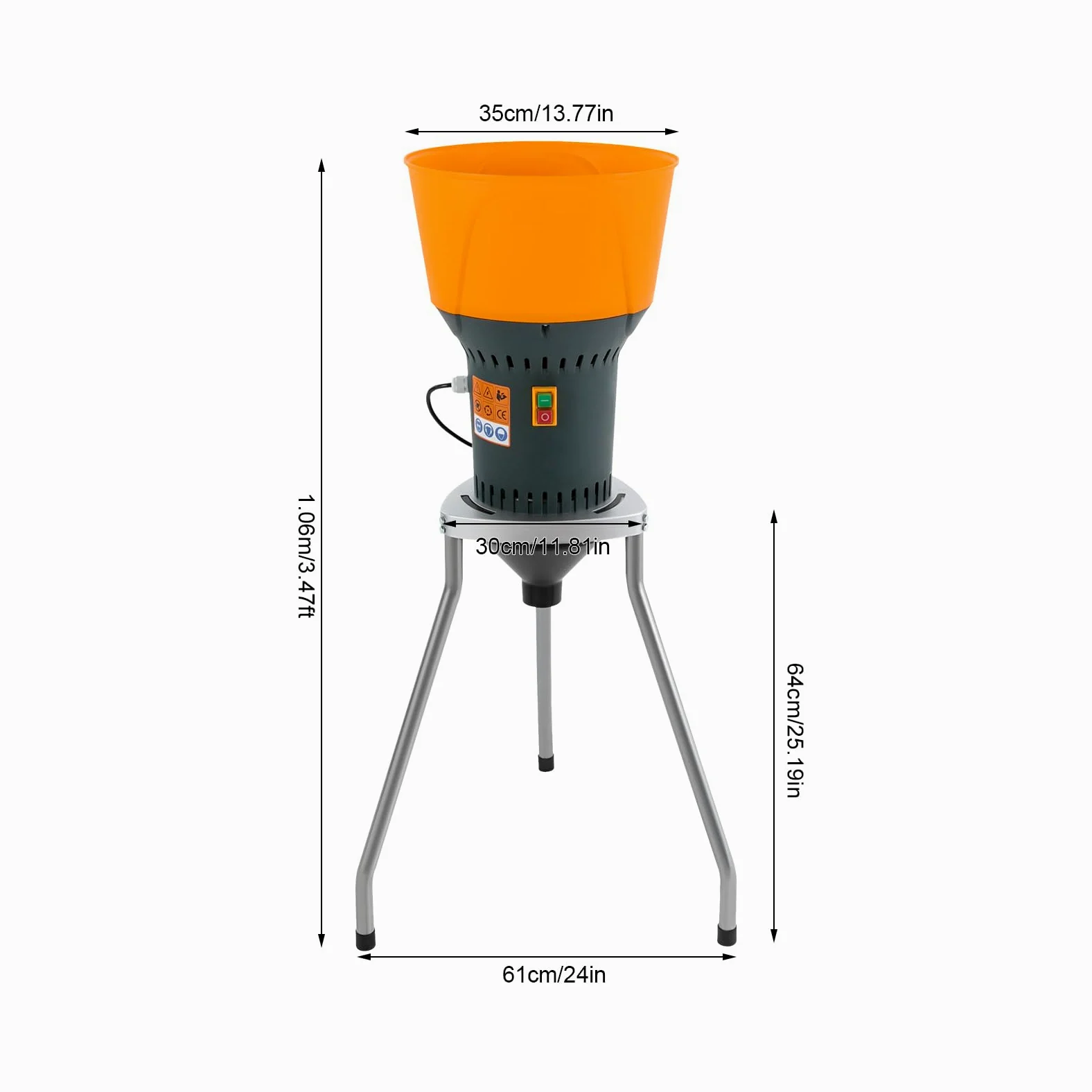 Macinino elettrico per cereali con 5 setacci, 50 l, macinino elettrico per grano secco, mais, riso e spezie, 1300 W, 220 V