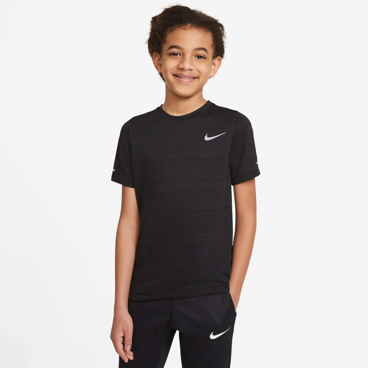 Nike B Nk DF SS Miler Top Top Bambini e Ragazzi