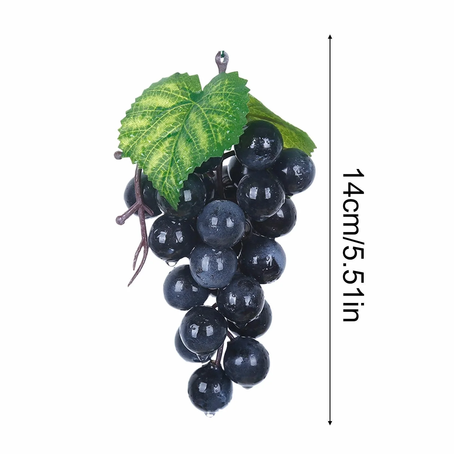Generico Uva Finta Decorativa Realistica, Centrotavola Decorativo, Frutta Artificiale