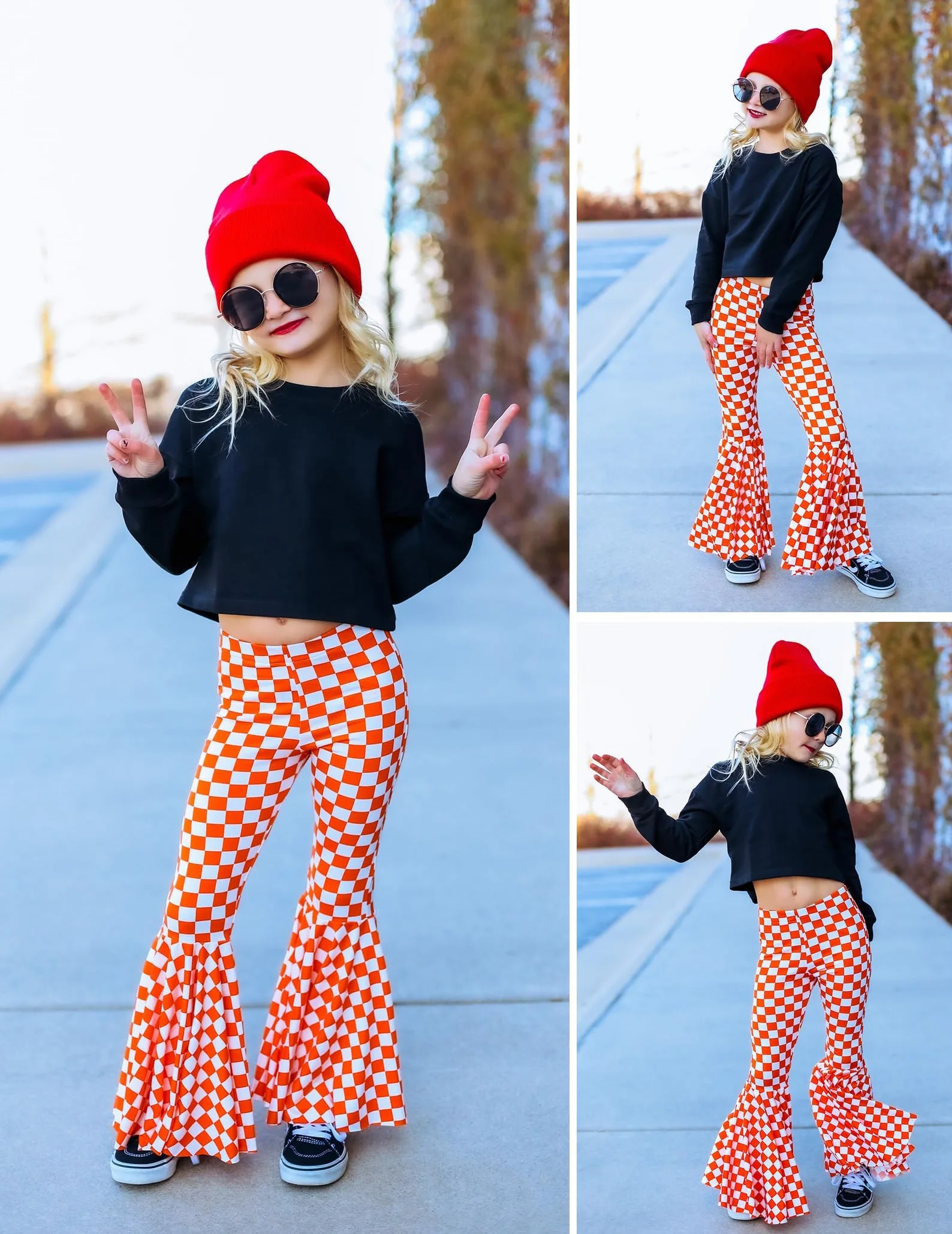 Arshiner Felpa da Bambina a Maniche Lunghe Crop Top in Cotone Girocollo Pullover Top per Bambini 5-12 Anni