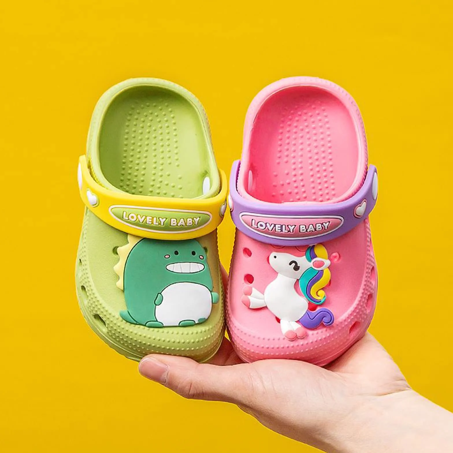 Zoccoli Sabot Bambini Antiscivolo Scarpe da Giardino Estate Sandali Spiaggia 21-29 EU