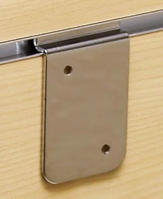 RONNIEART Supporto Piastra Gancio Attacco per Pannello DOGATO AGGANCIO di CASSETTIERE, Display INFORMATIVI E Accessori Cabina Armadio Guardaroba Arredamento Negozi