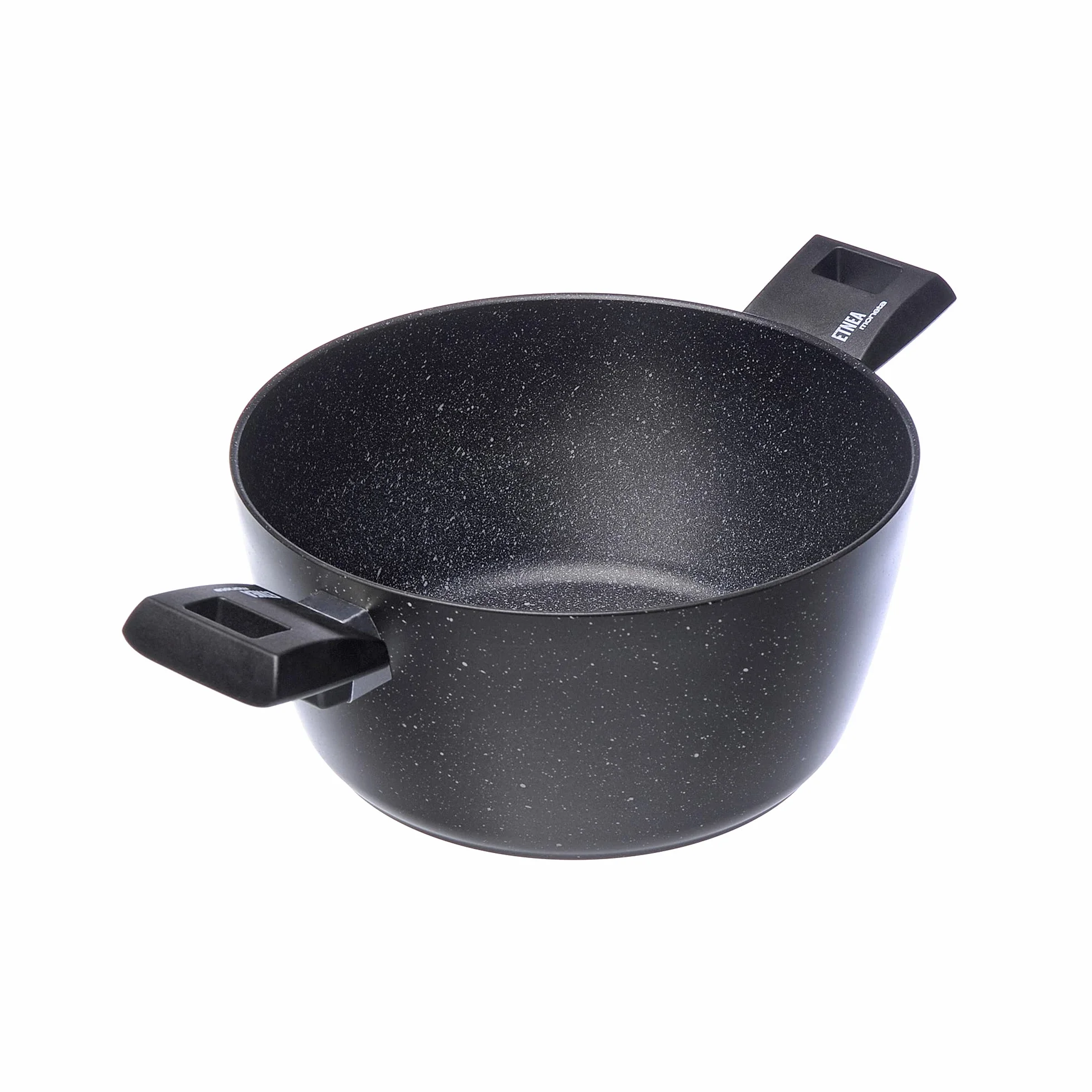 Moneta Etnea Casseruola 2 Manici 20 cm, effetto pietra, Made in Italy