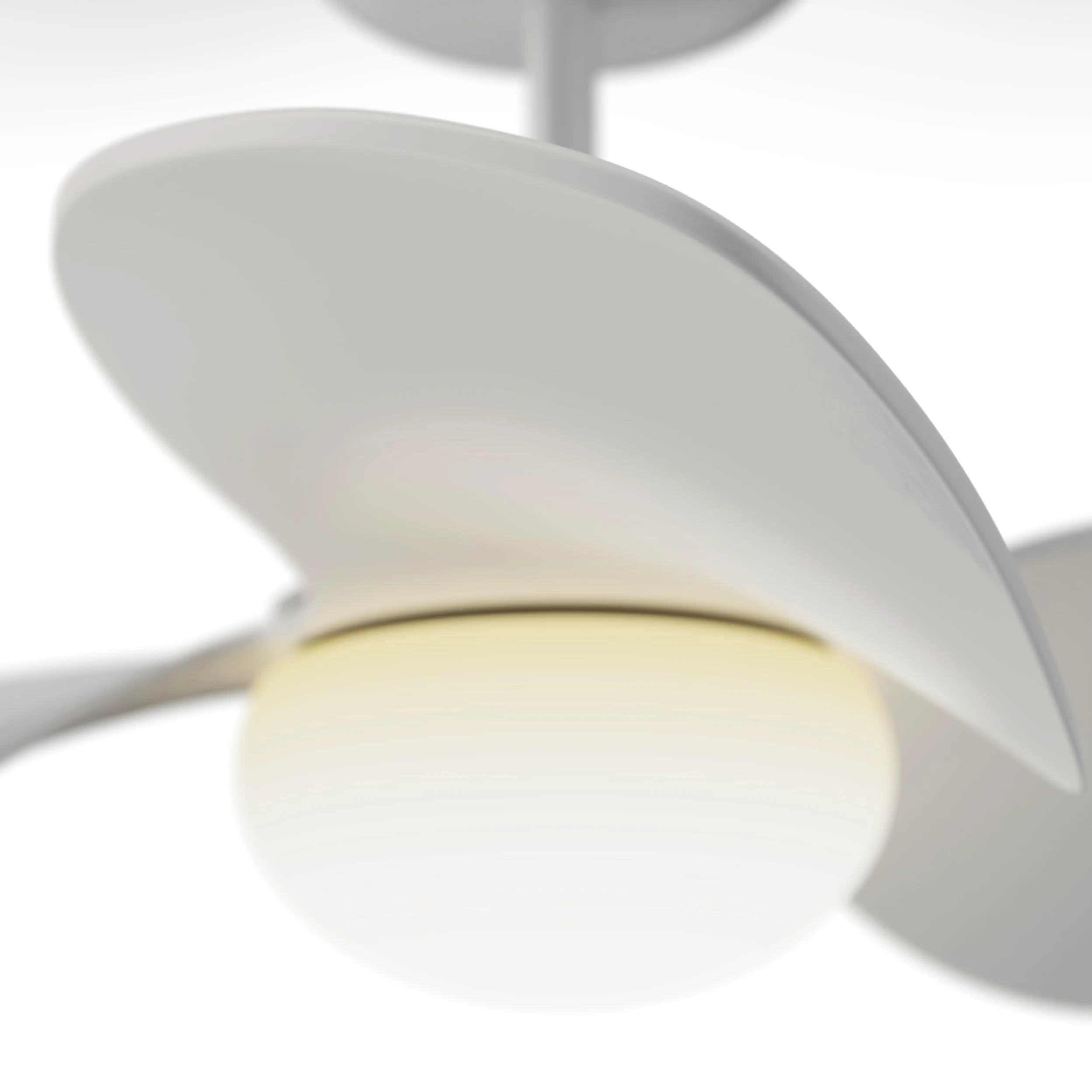 Sulion - Ventilatore da soffitto con luce silenziosa e leggera, potente motore DC, 6 velocità, timer, estate/inverno, luce LED dimmerabile CCT, installazione rapida