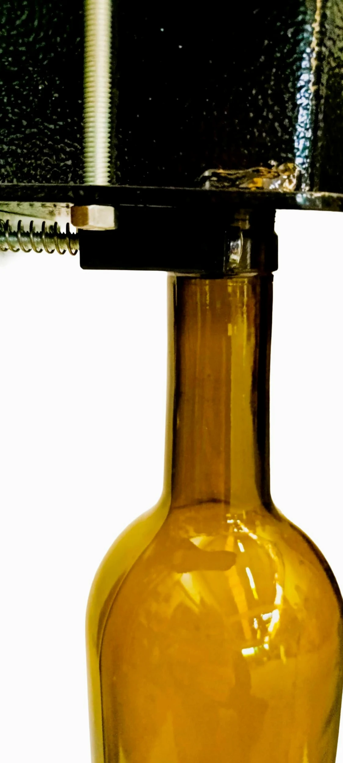 Tappatrice a Colonna Professionale 2-in-1 per Tappi a Fungo e Raso - Tappabottiglie Manuale Regolabile in Ferro per Bottiglie di Vino e Spumante
