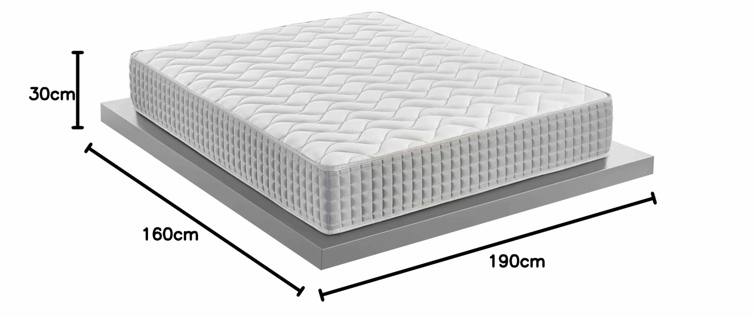 Mentor - Materasso Water Foam Med H4 MATRIMONIALE 160x190 ORTOPEDIC MED H30 MAXI GEL DISP. MEDICO DETRAIBILE detraibile - 11 zone