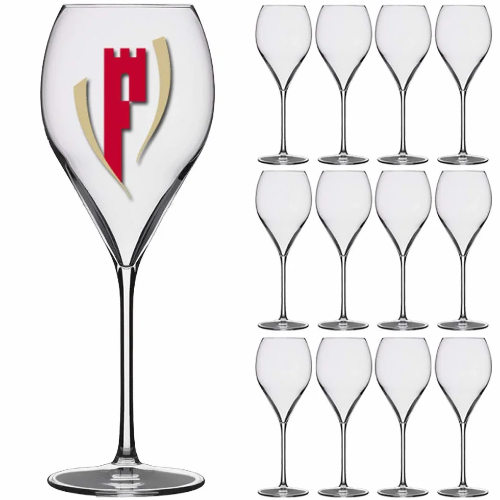 Rastal - Conf. 12 Calici Flute da Degustazione - MOD. FRANCIACORTA - capacità 42 cl.
