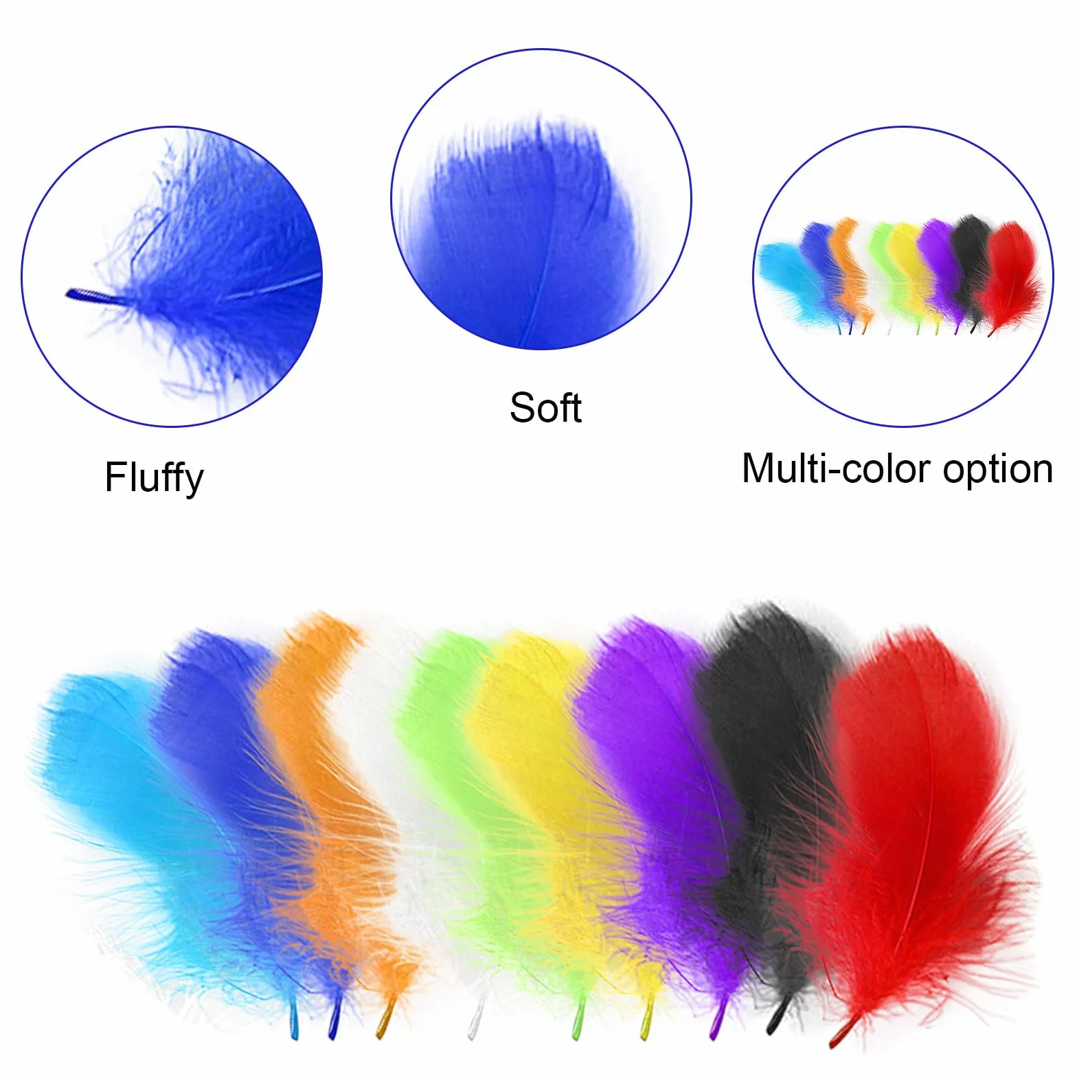 Piume Colorate 400 Pezzi, Piume Naturali Decorative per Carnevale, Compleanni, Matrimoni, Feste