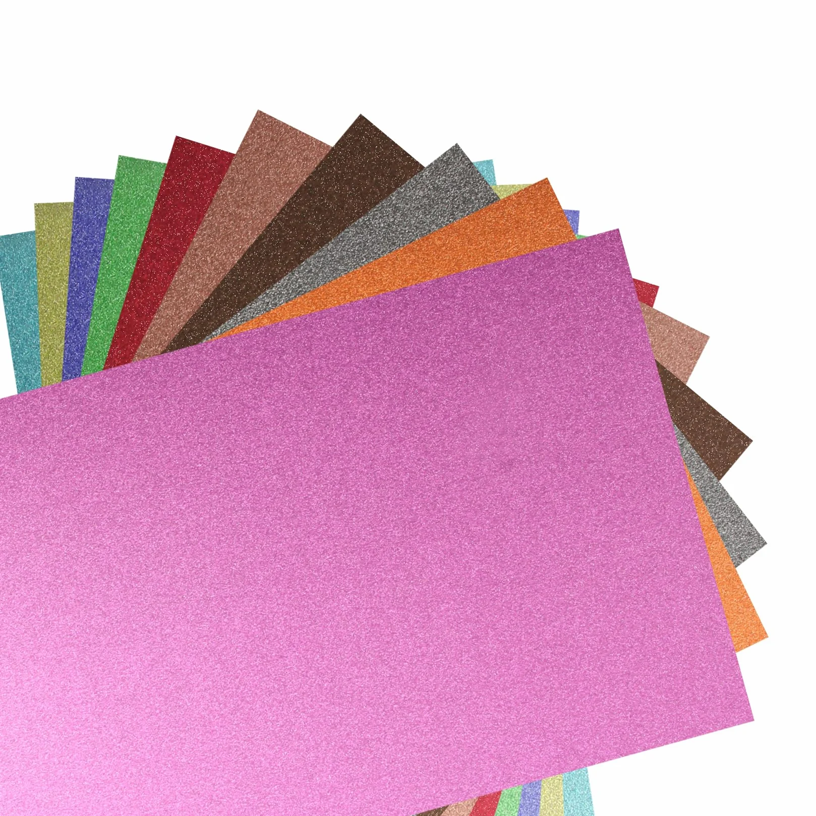 Cartoncini Colorati A4 230 g/m² 20 Colori Carta Glitterata per Lavori Artigianali DIY Scrapbooking