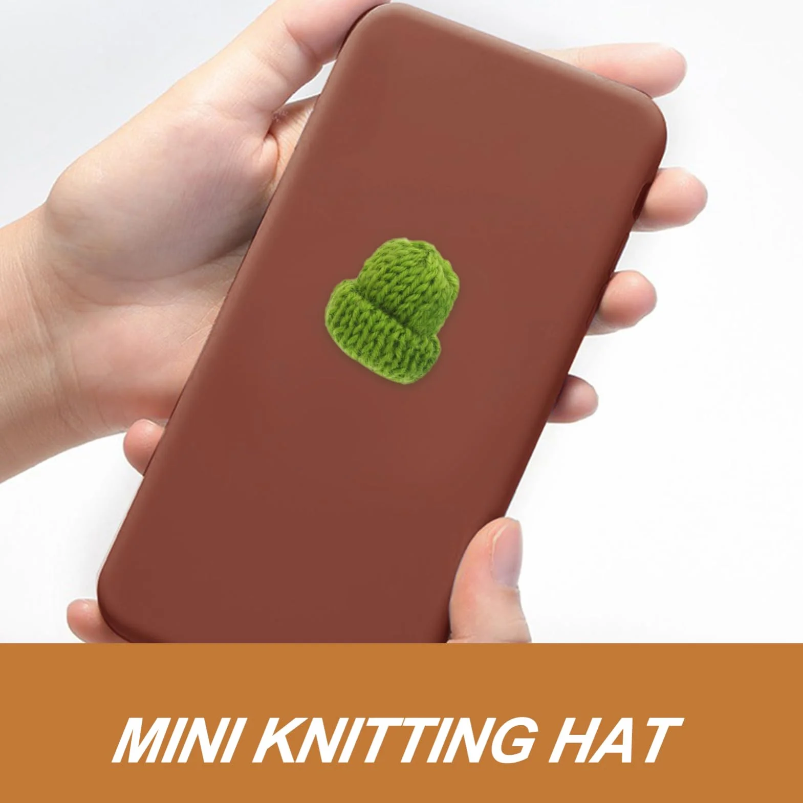 Abaodam Set 20 Pezzi Mini Cappelli Decorativi in Filato Lavorato a Maglia Per Fai Da Te, Accessori Creativi Per Bambini, Decorazioni Per Giocatoli e Progetti Artigianali Scolastici