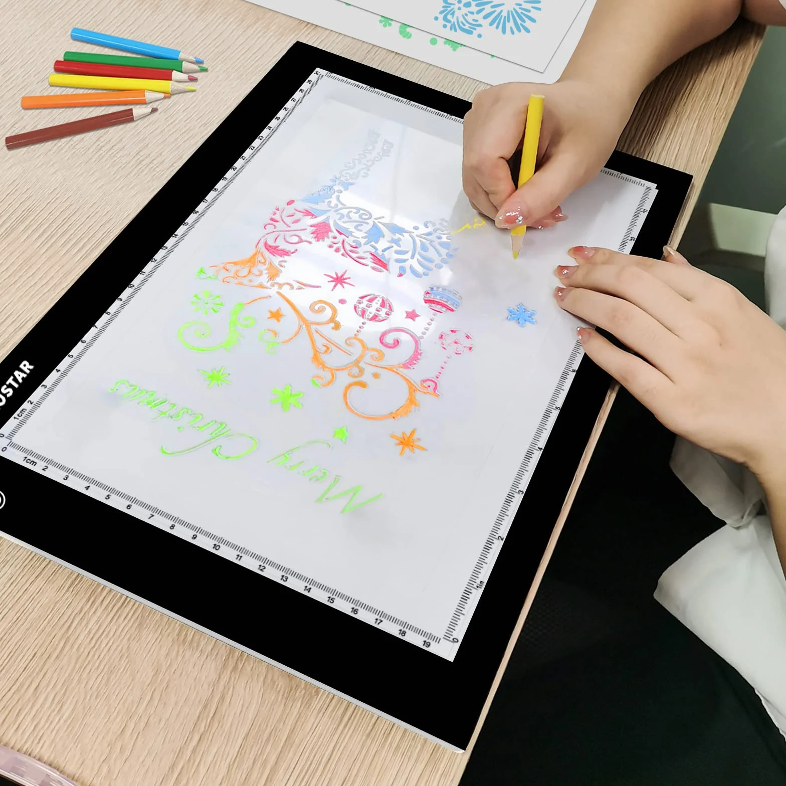 XIAOSTAR A4 LED Tavoletta Luminosa Copia Board Light Box Disegno Pad Tavolo Tracciante Cavo Type-C Luminosità Regolabile