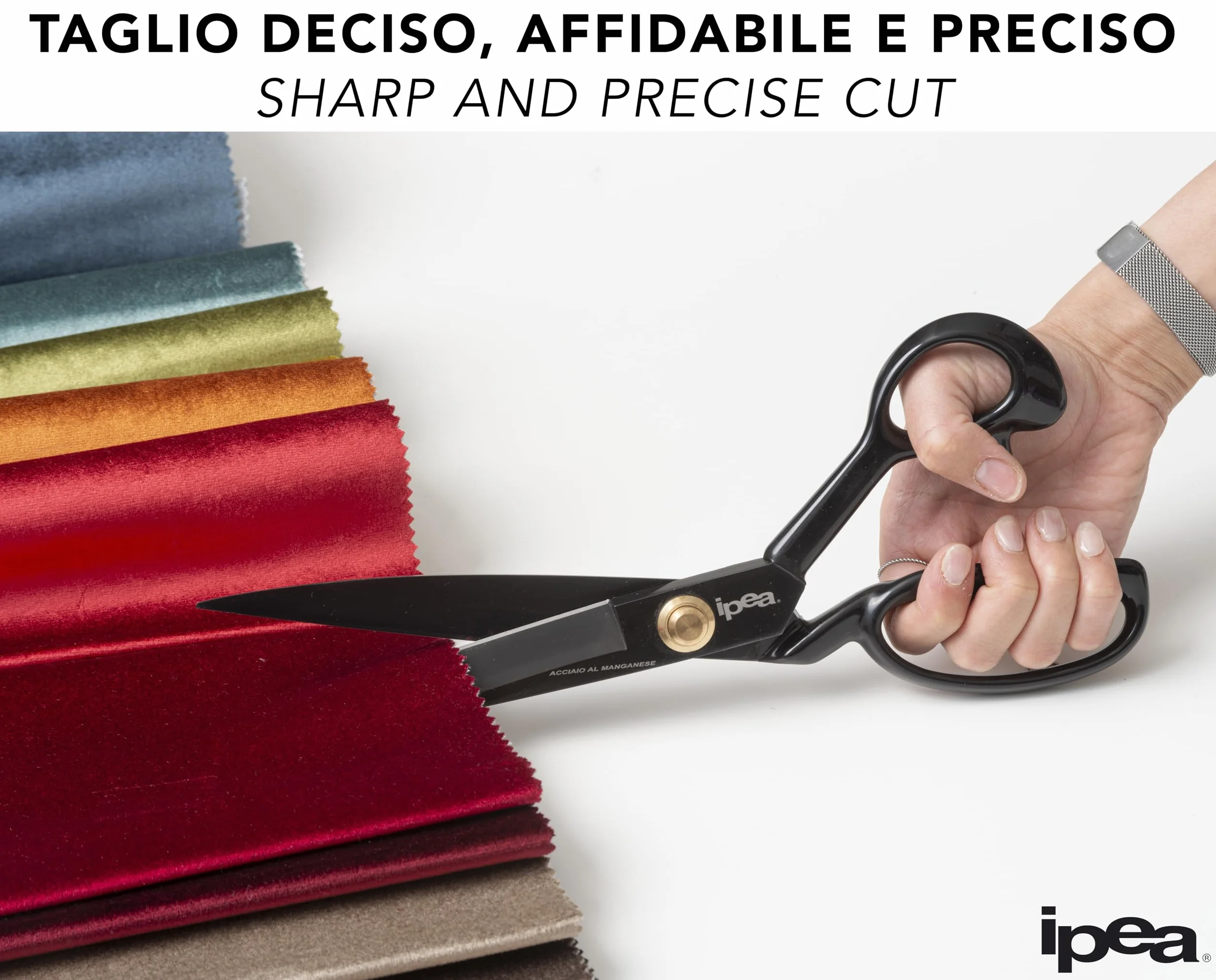 Forbici da Sarta Professionali 30 cm Acciaio al Manganese IPEA