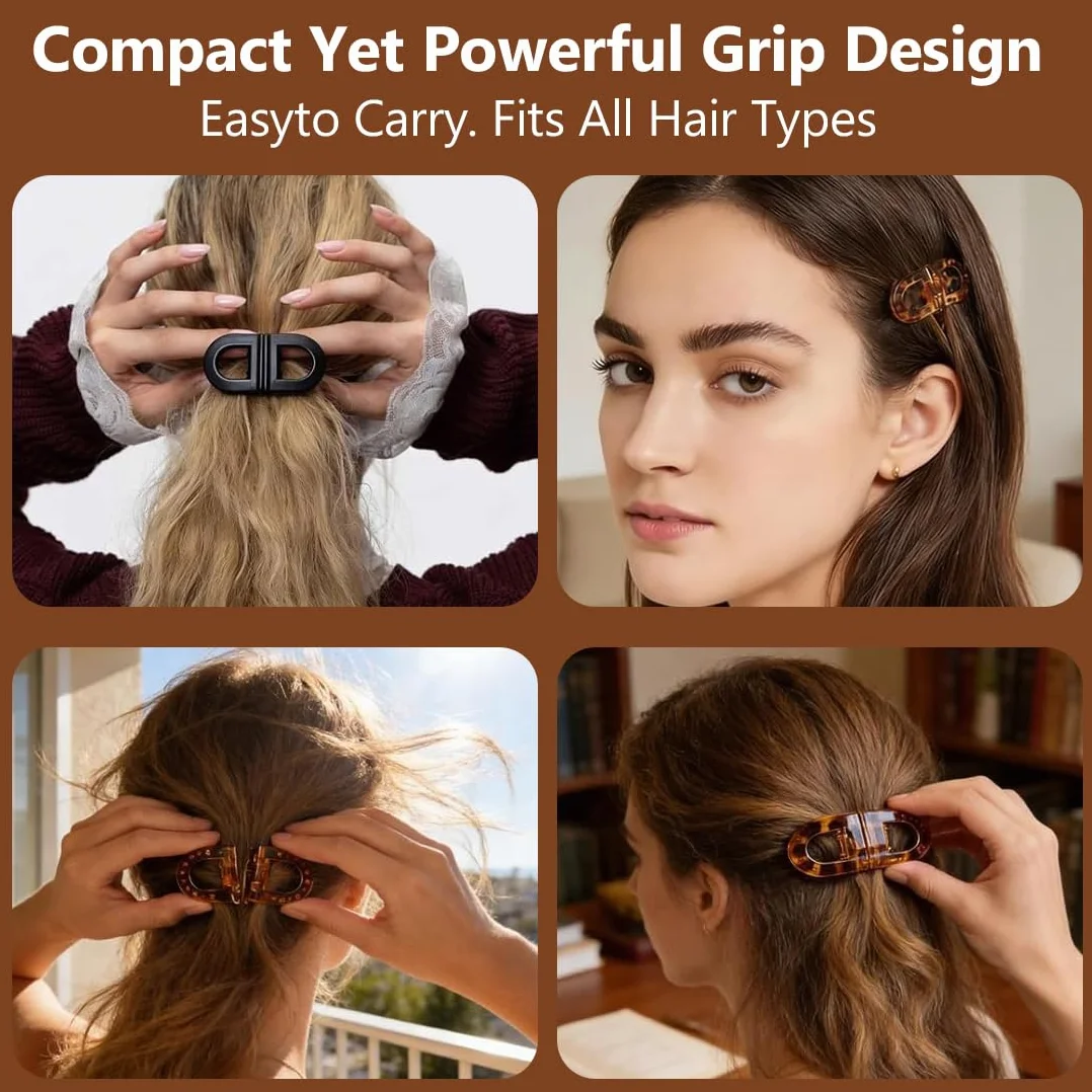 Clip per capelli magnetiche a forte tenuta, pinze professionali per salone