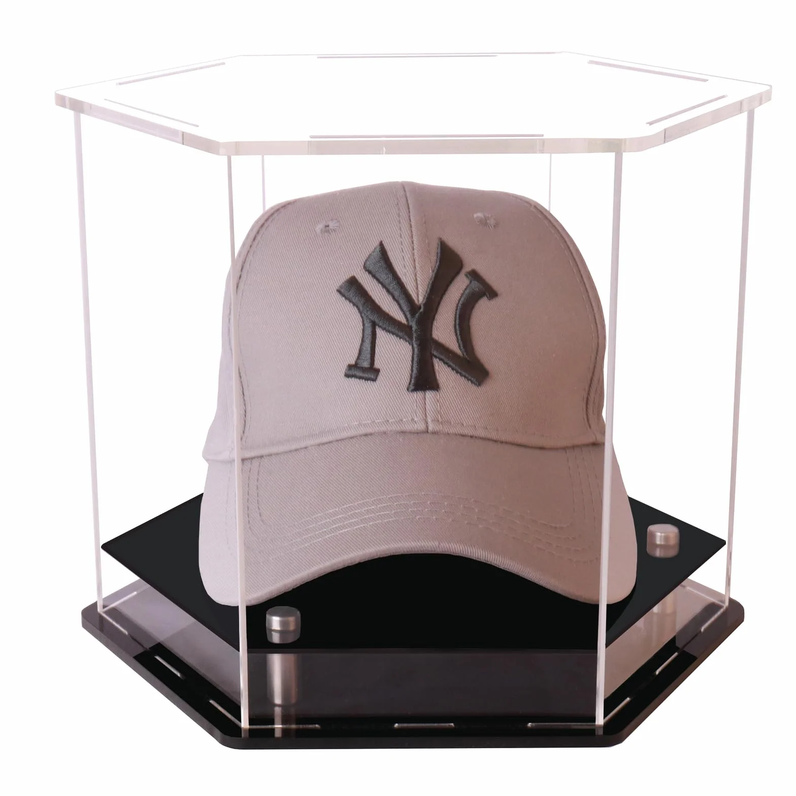 Espositore trasparente per cappelli 24 x 21 x 20 cm