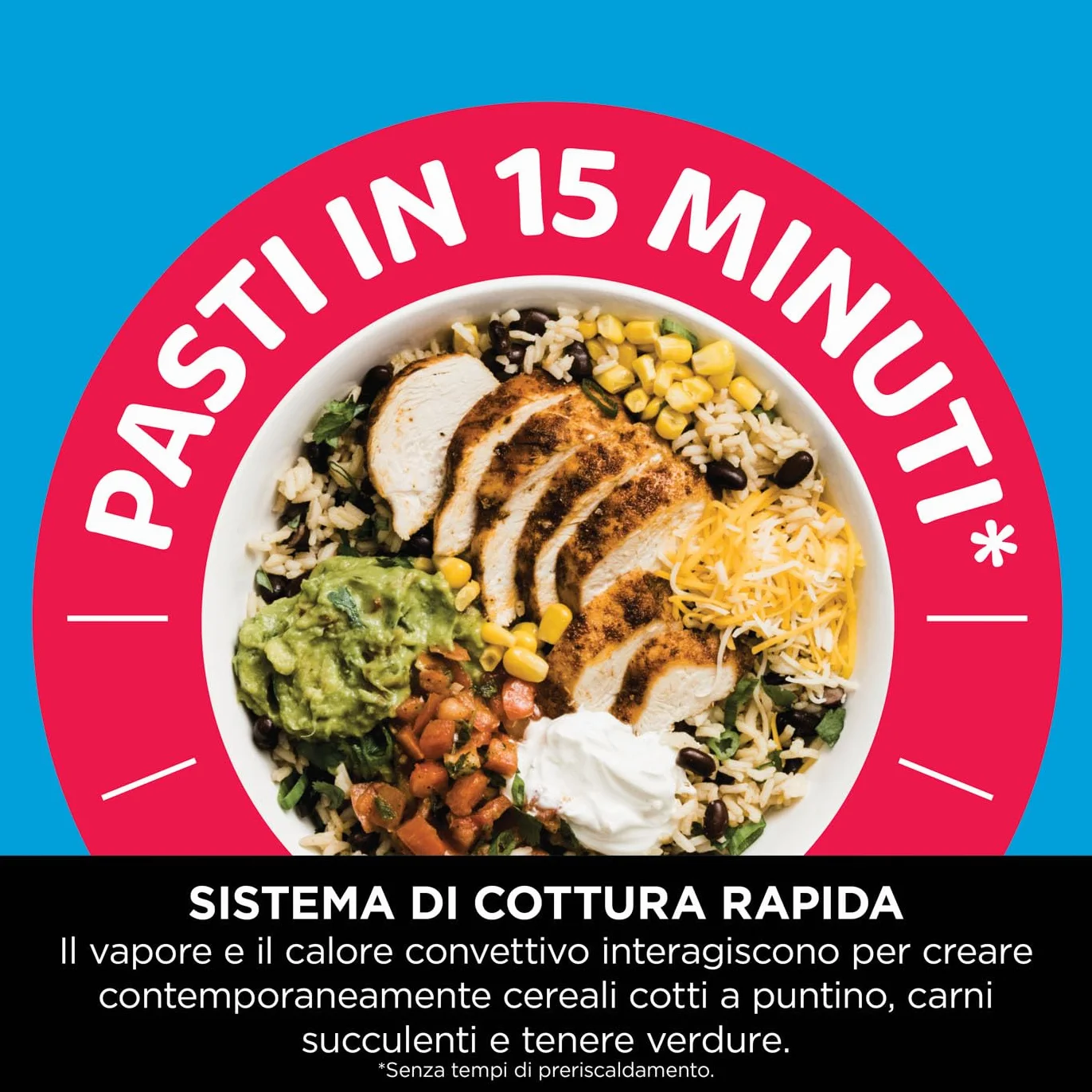Ninja Speedi Pentola Elettrica Rapida 10 in 1, Friggitrice ad Aria 5,7 l, Nero/Rame ON400EUCP