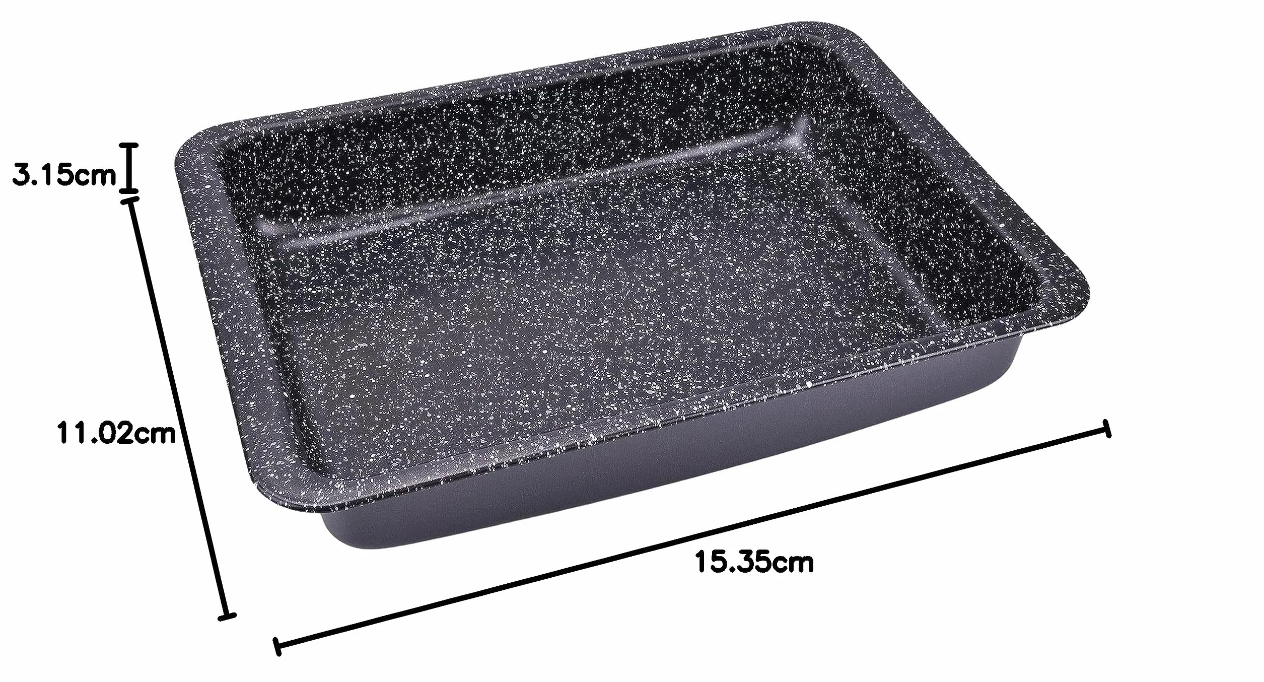 ALLUFLON Set 2 Lasagnere Vesuvia, 34x25 cm e 24x18 cm, Alluminio