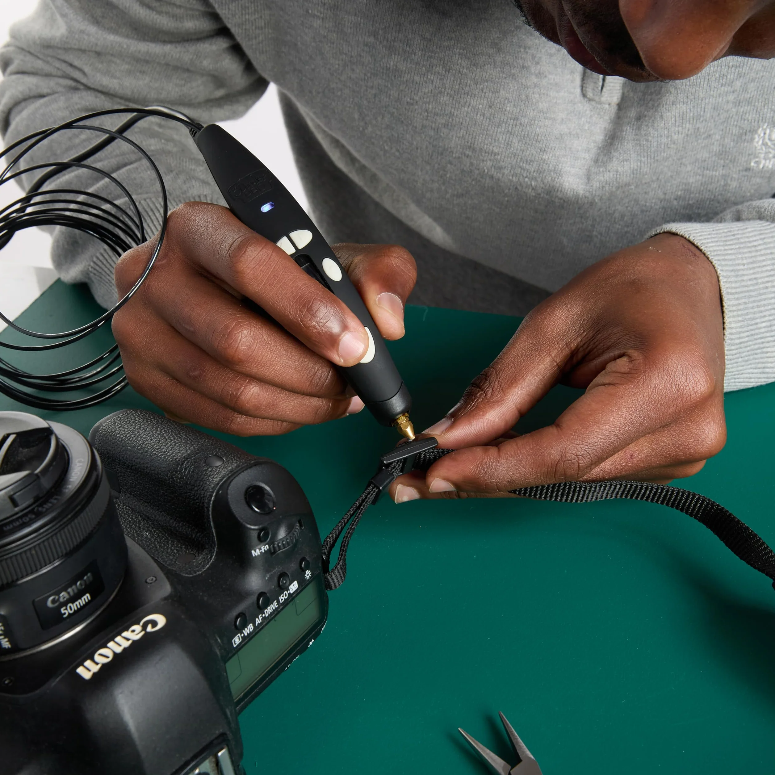 3Doodler PRO (2025) Penna di stampa 3D per professionisti creativi con materiali plastici e ugelli intercambiabili