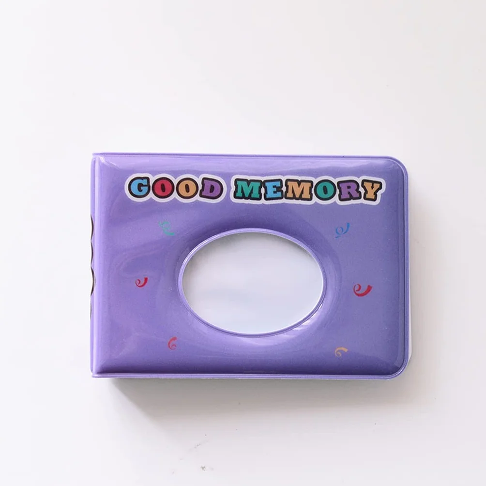 Mini album fotografico con 36 tasche, 7,6 cm, custodia per foto e raccoglitori