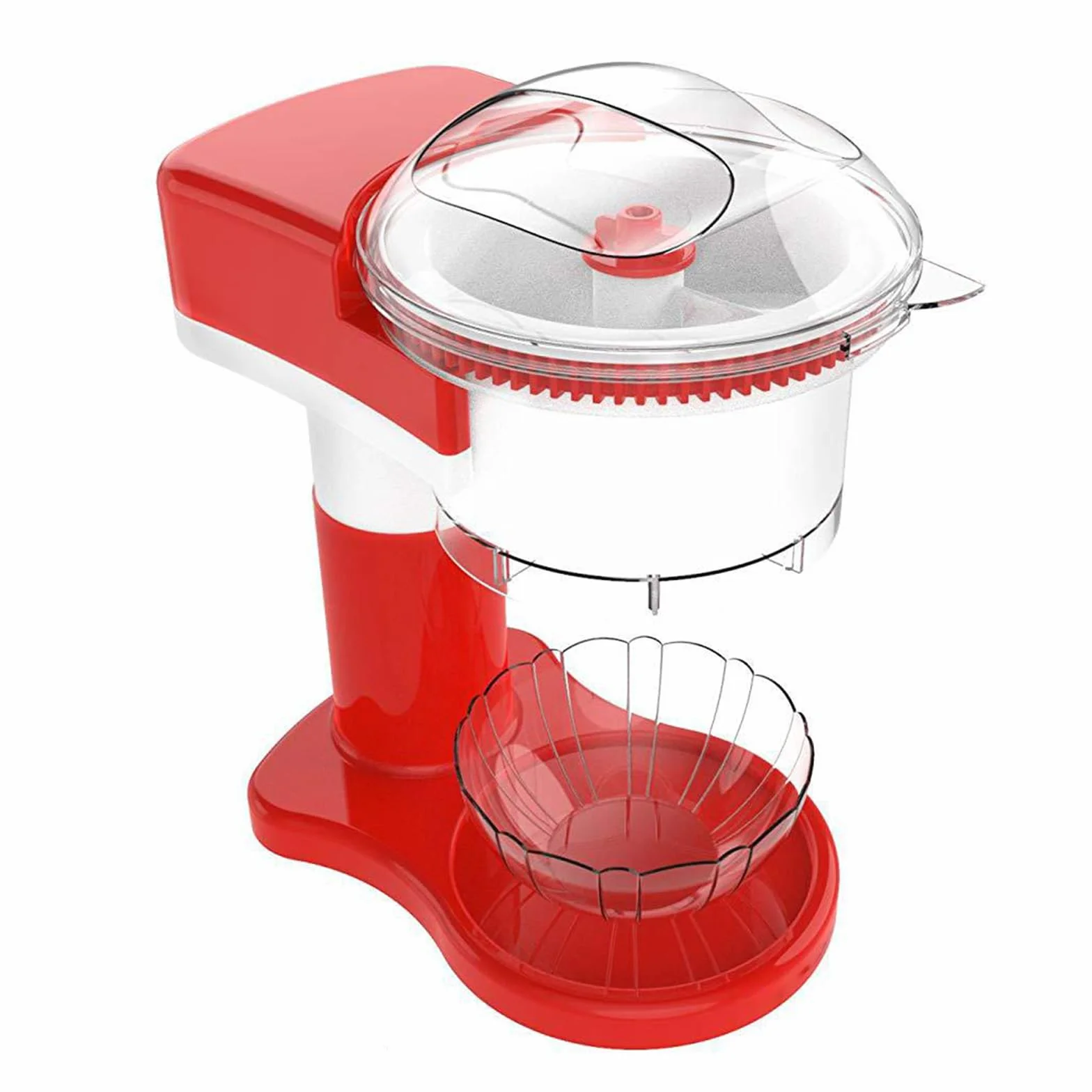 Macchina per granita e ghiaccio tritato elettrica da banco, lame in acciaio inossidabile, Ice Crusher