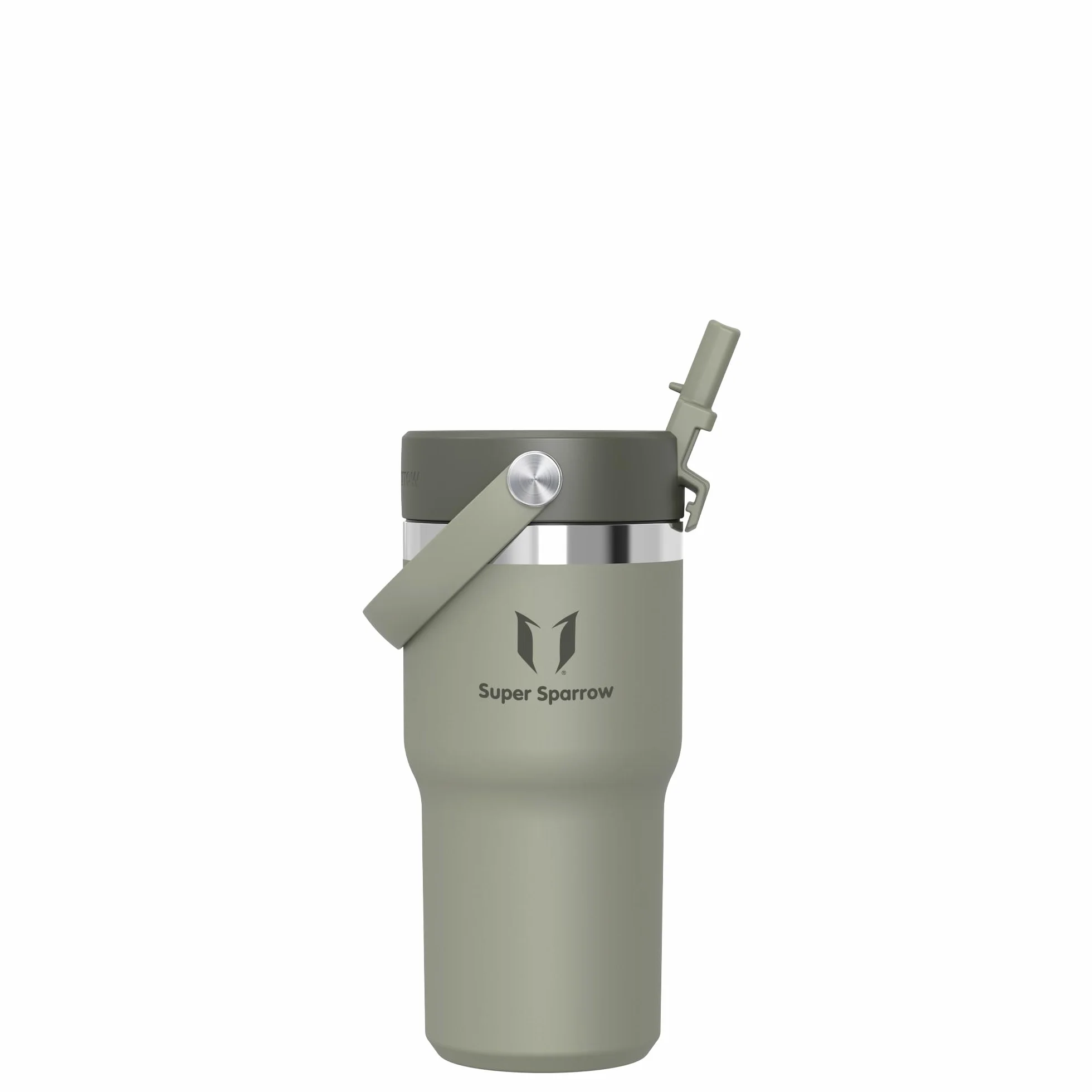 Sparrow Borraccia Termica 620ml 900ml 1.2L Twistpath Tappo Flex Cannuccia Senza BPA Inox Portabevande