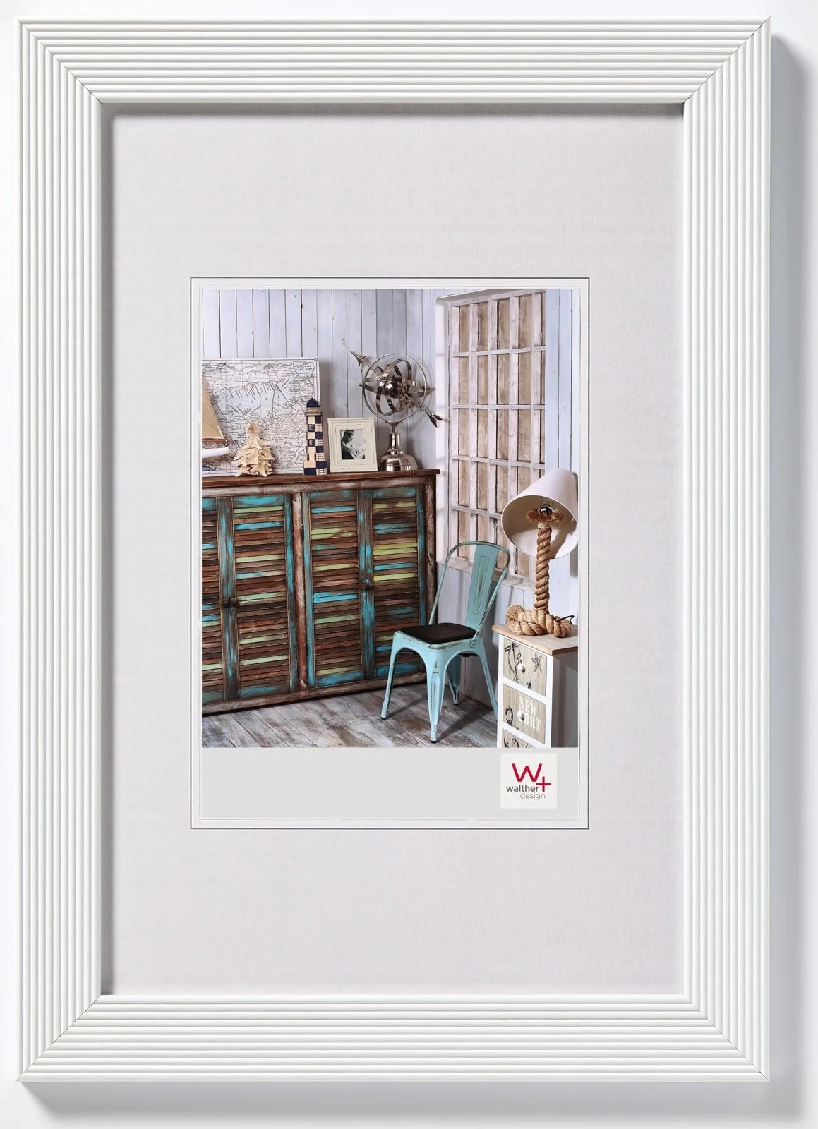 walther design bianco 18 x 24 cm Cornice in legno Grado HI824W
