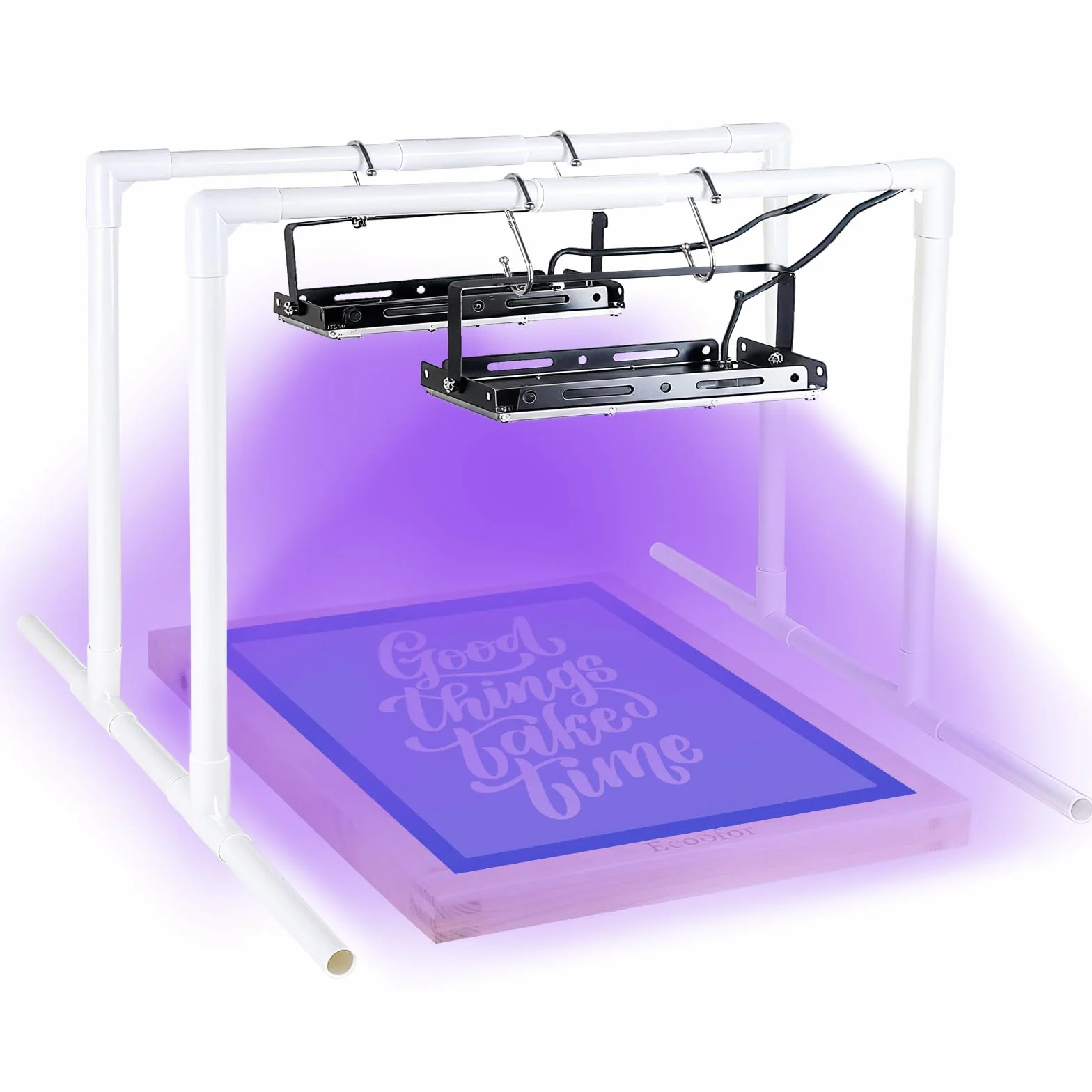 UV LED Lamp 50W 2pcs doppio supporto per serigrafia esposizione emulsione fotografica cianotipi