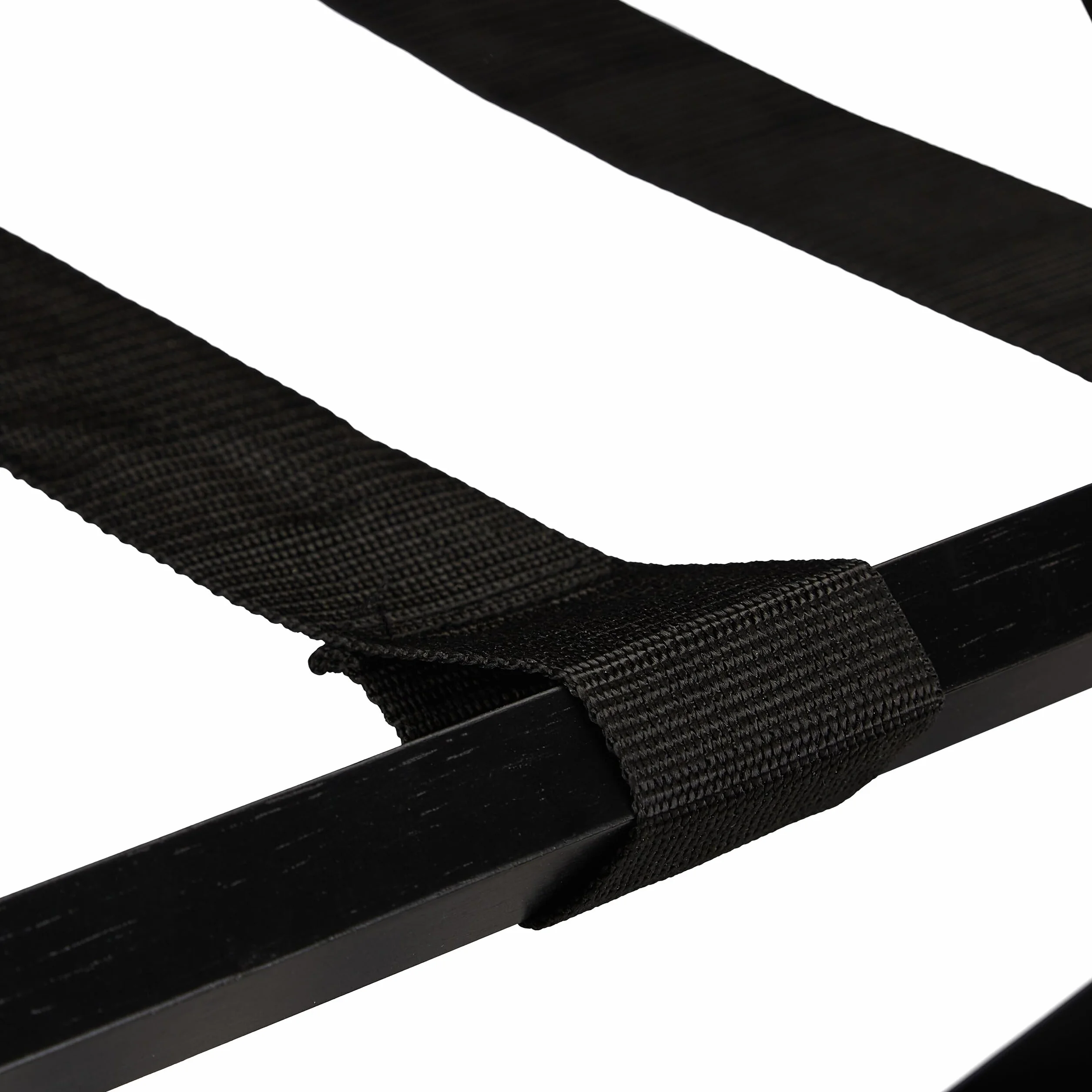 Relaxdays Portavaligie da Camera Pieghevole Set da 2 Legno 54 x 66 x 45 cm Nero