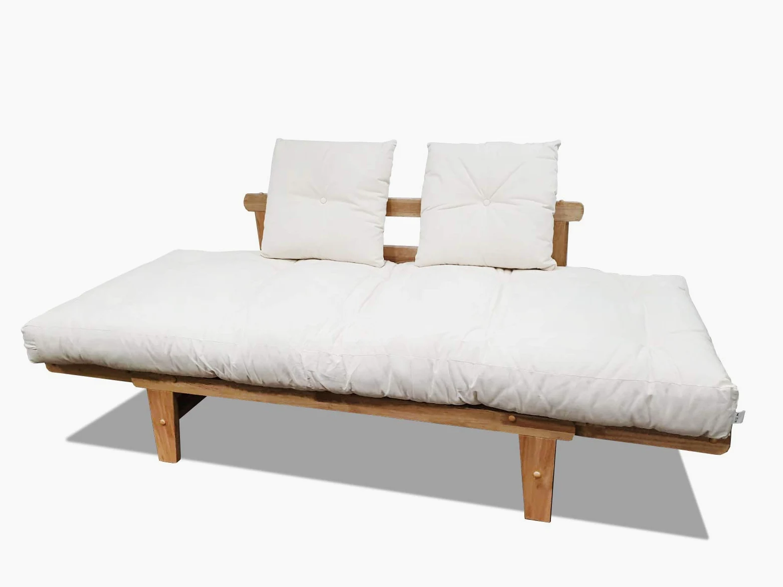 Divano-letto Sésamo, Naturale, greggio Futon, 200x82x32 cm