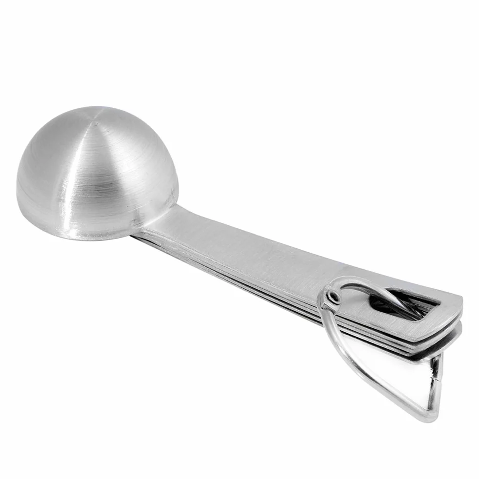 Vicloon Cucchiai Dosatori, Set di 9 Misurini in Acciaio Inox 304 Measuring Spoons Preciso Cucina Misurini Cucchiai Dosatore Set per Misurazione a Secco e Ingredienti Liquidi