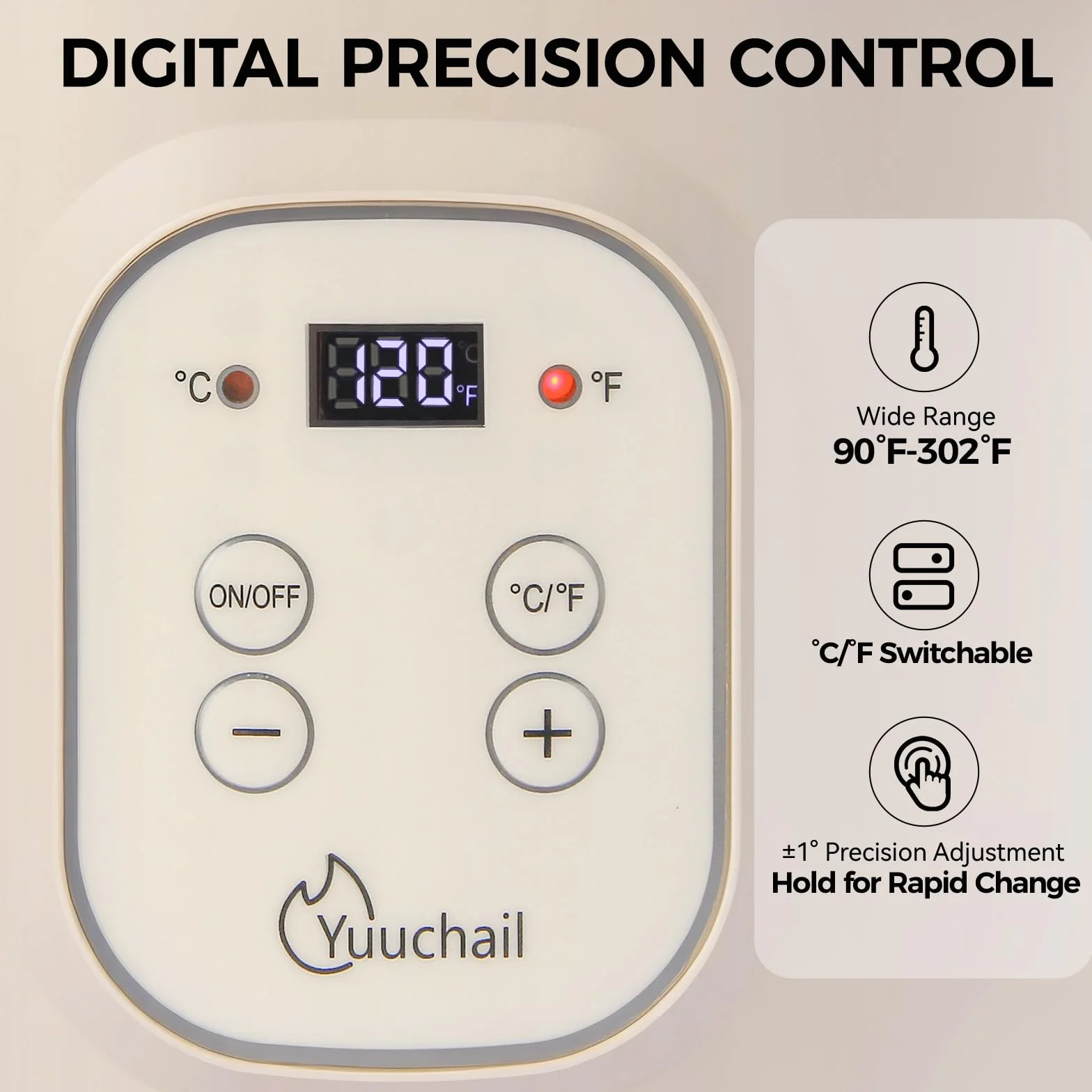 Sciogli cera elettrico da 1,5 litri con display digitale, controllo temperatura 30-150 °C, spegnimento automatico 3 ore per candele e sapone