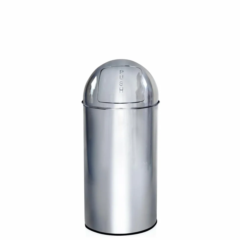 HJH Office Cestino piccolo PUSH Chrome 35L zamykany