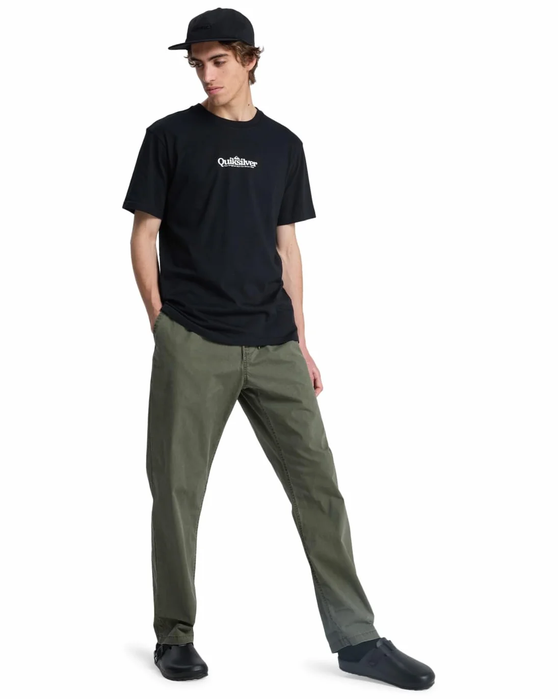 Quiksilver Fineline SS T-Shirt Uomo (Pacco da 1)