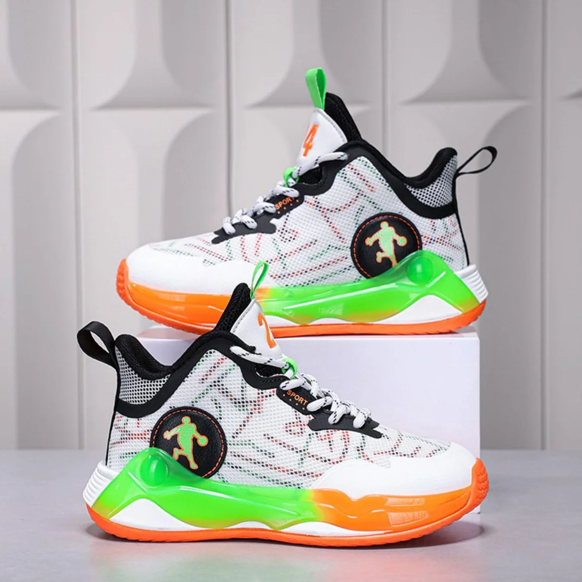 Scarpe da Basket per Bambini Scarpe da Basket per Ragazzi Scarpe da Basket per Ragazze Scarpe Sportive per Bambini Scarpe da Corsa Atletiche