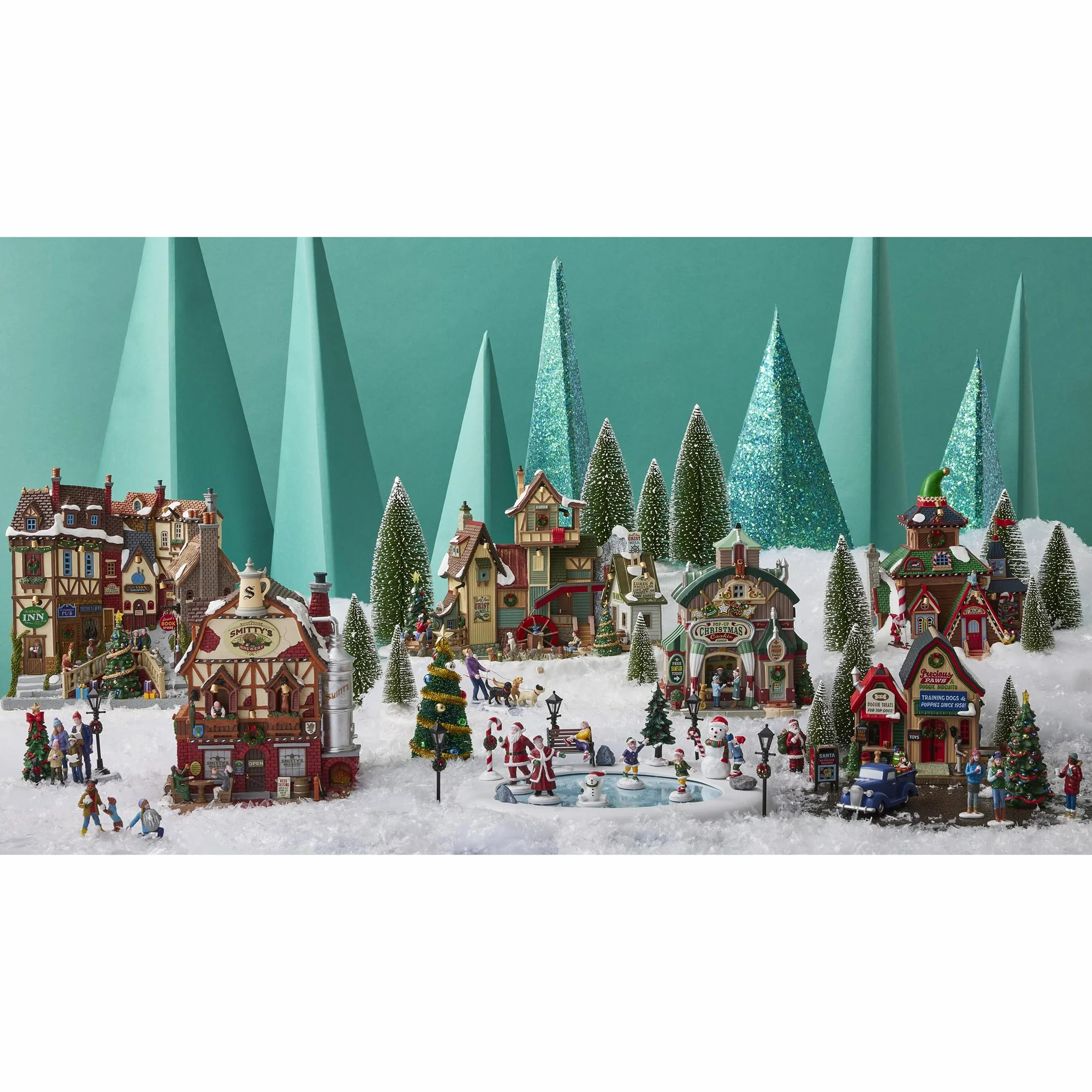 Lemax Oxfordshire Village batteria 4,5 V facciate