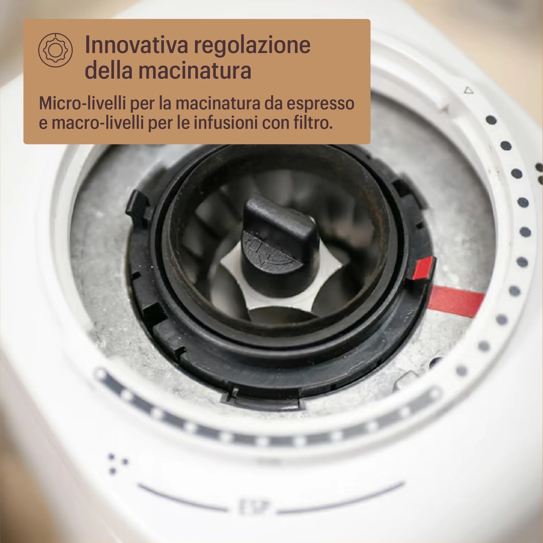 Baratza - Macinacaffè Encore ESP 230V - Elettrodomestici per la Casa, Macina Caffè Elettrico per Caffè in Grani - Grinder Specializzato per Espresso, Nero