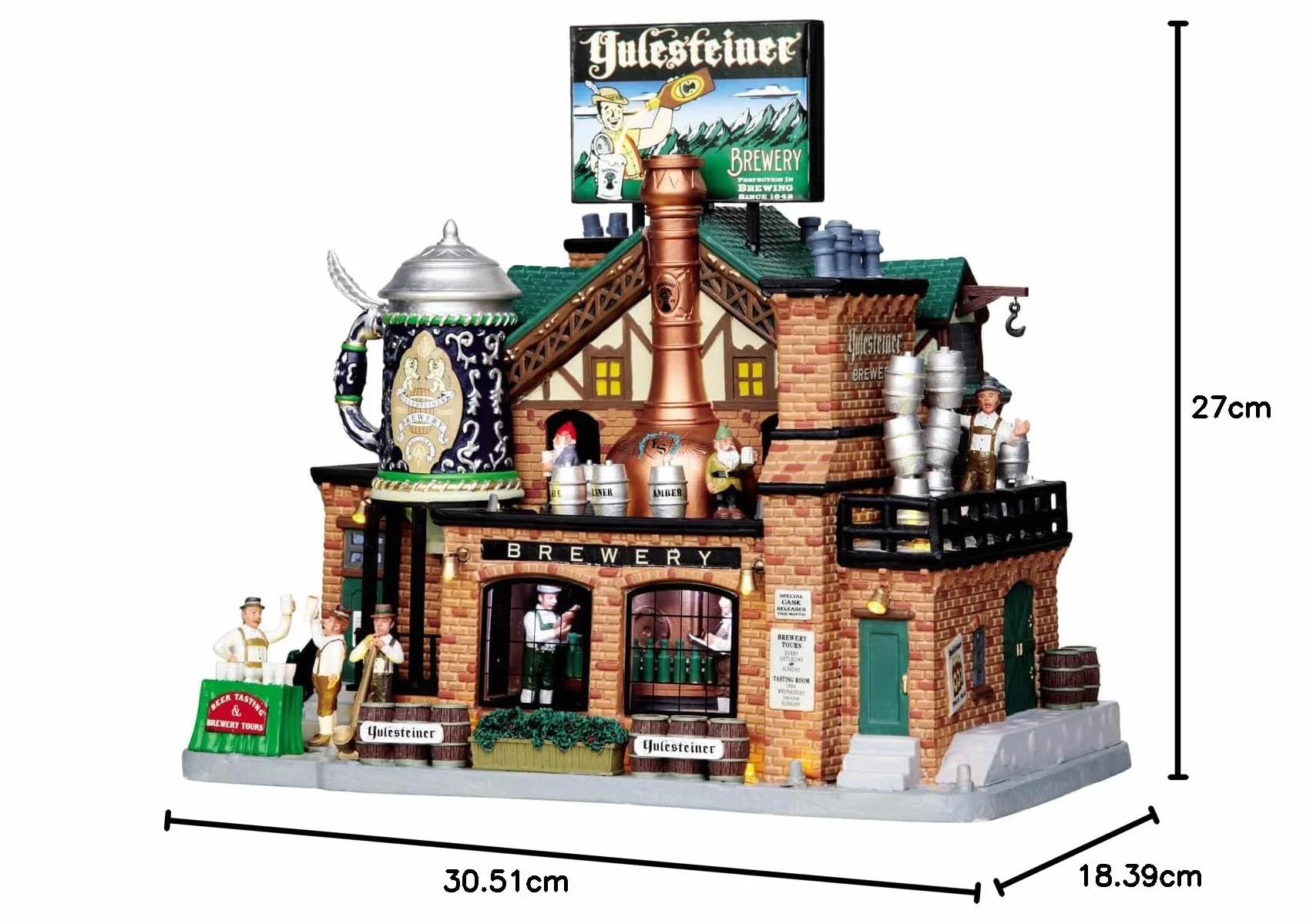 Lemax Caddington Village Sights & Sounds Yulesteiner Brewery