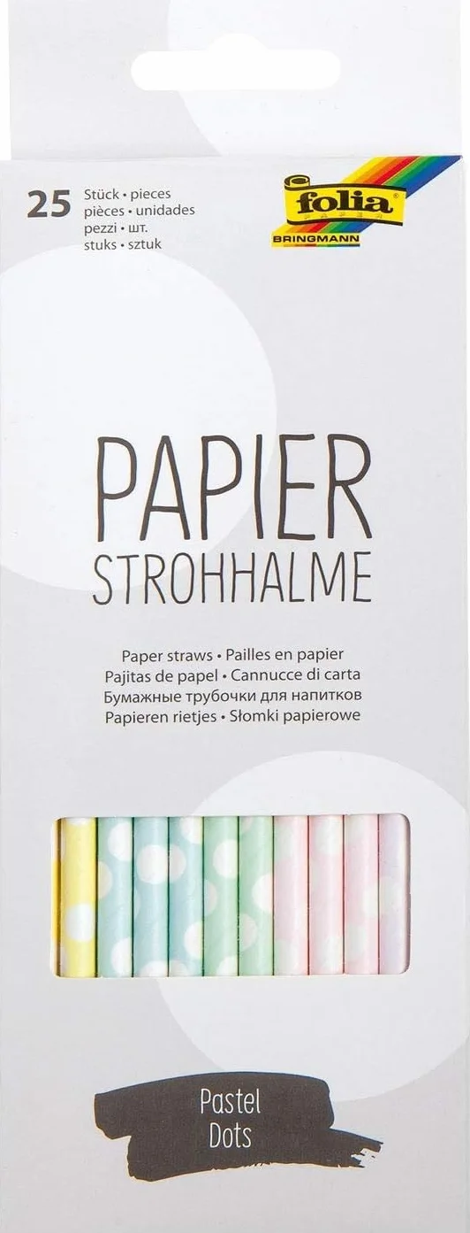 Folia Paglia di carta pastello punti, lunghezza: 200 mm nero