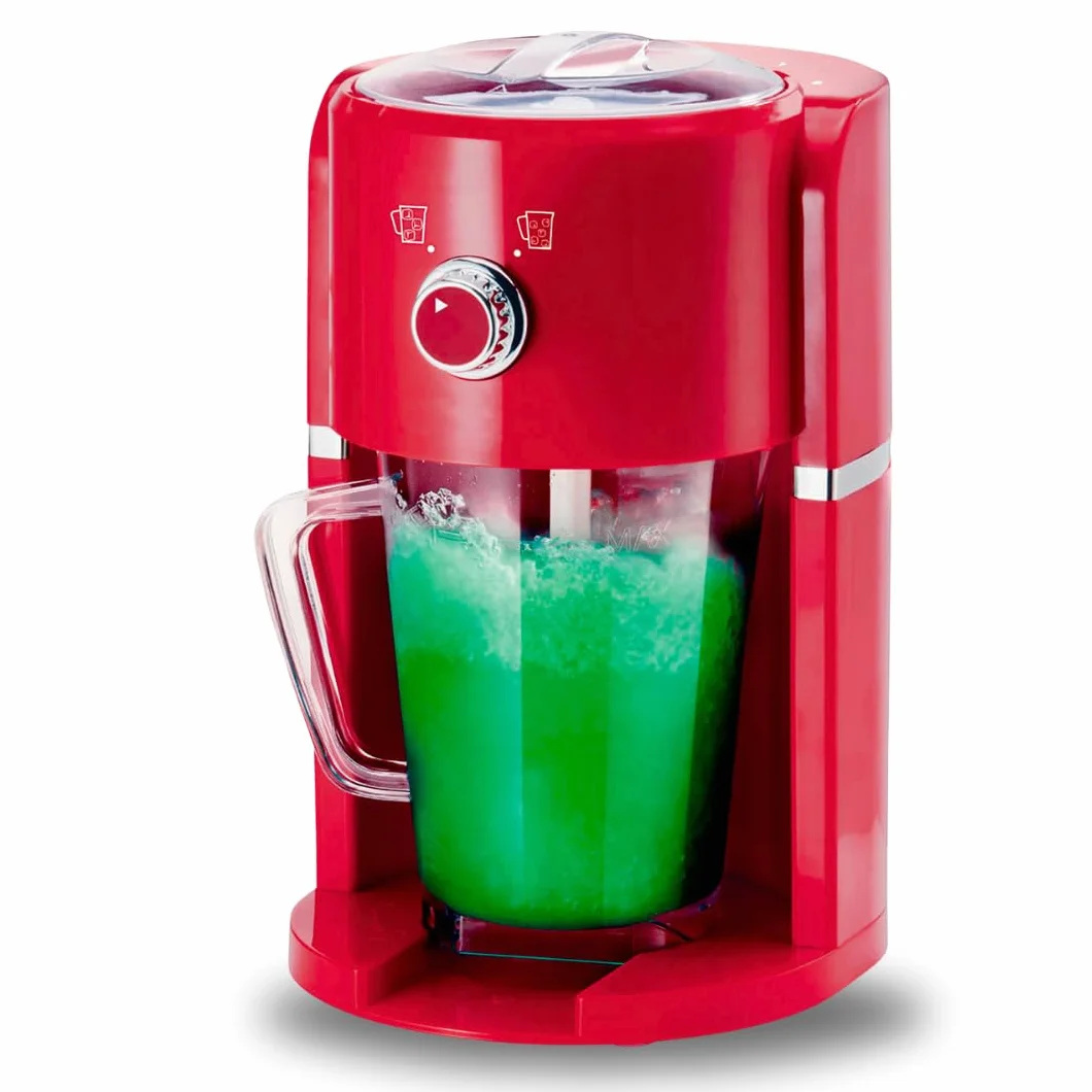 Macchina per ghiaccio elettrica tritaghiaccio 1,1 L acciaio inox per granite cocktail