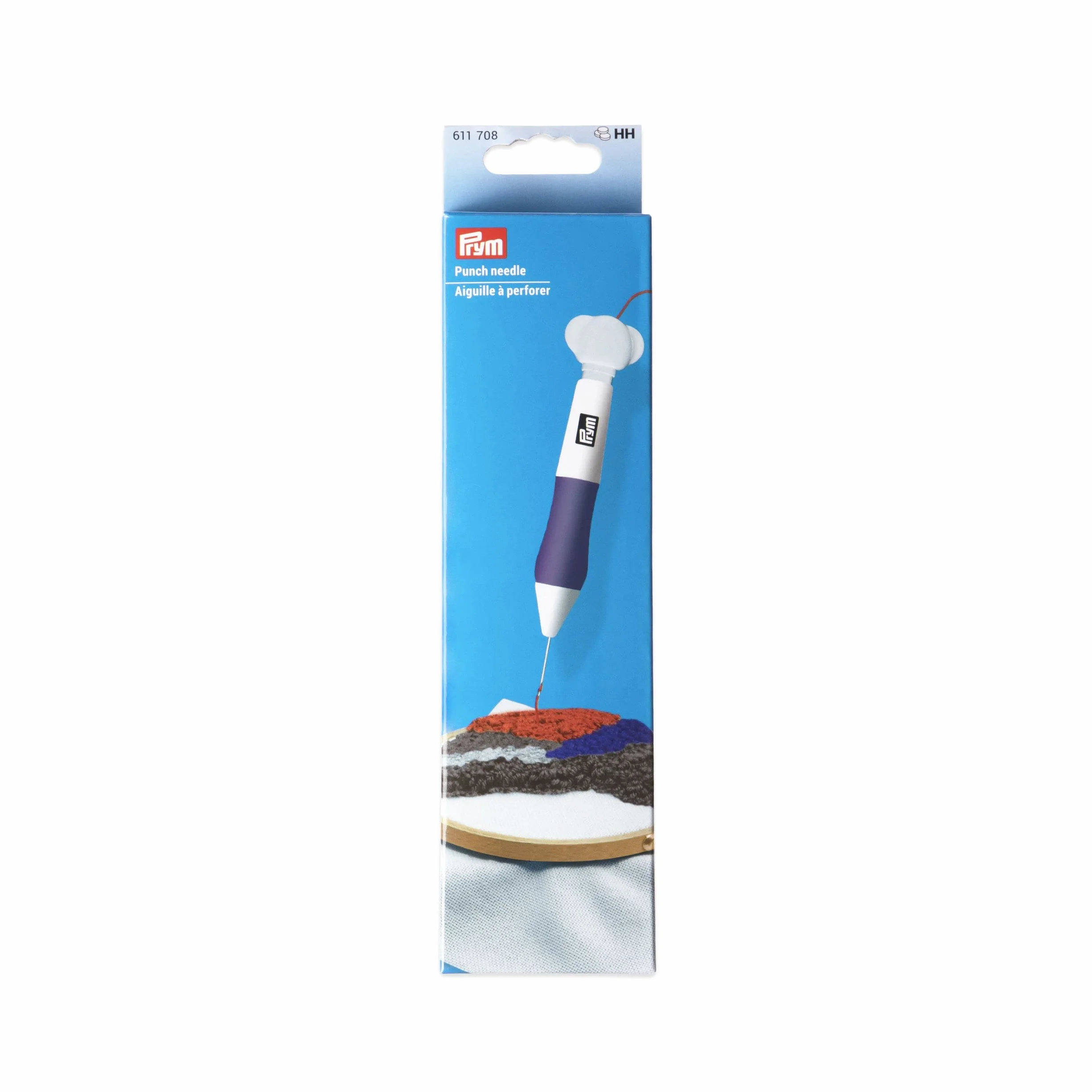 Prym Punch Needle, Purple, White, 1,3 mm / 1,6 mm / 2,2 mm