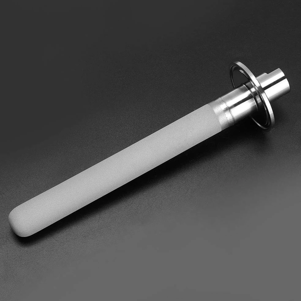 Pietra per Carbonatazione in Acciaio Inox 316, 15,2 cm, Diffusore per Birra con Ingresso G1/4 NPT