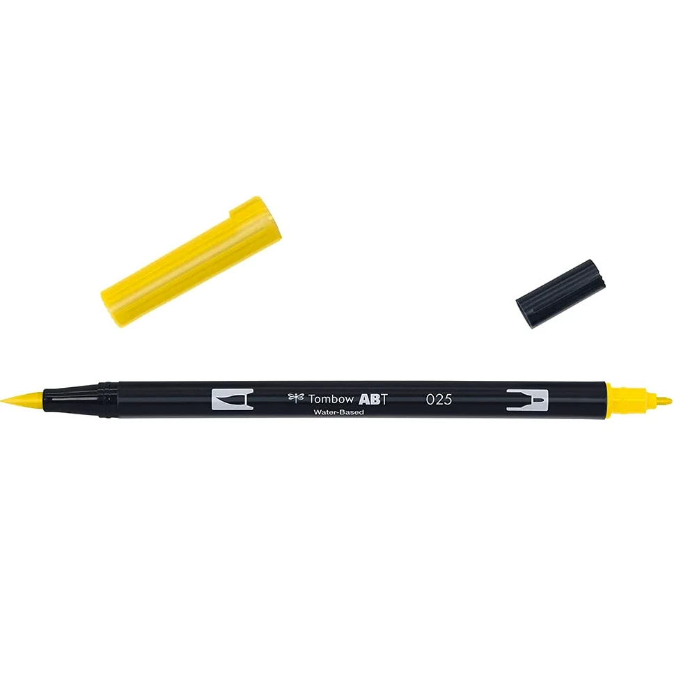 Tombow ABT-108C Dual Brush, Confezione da 107 pennarelli + blender