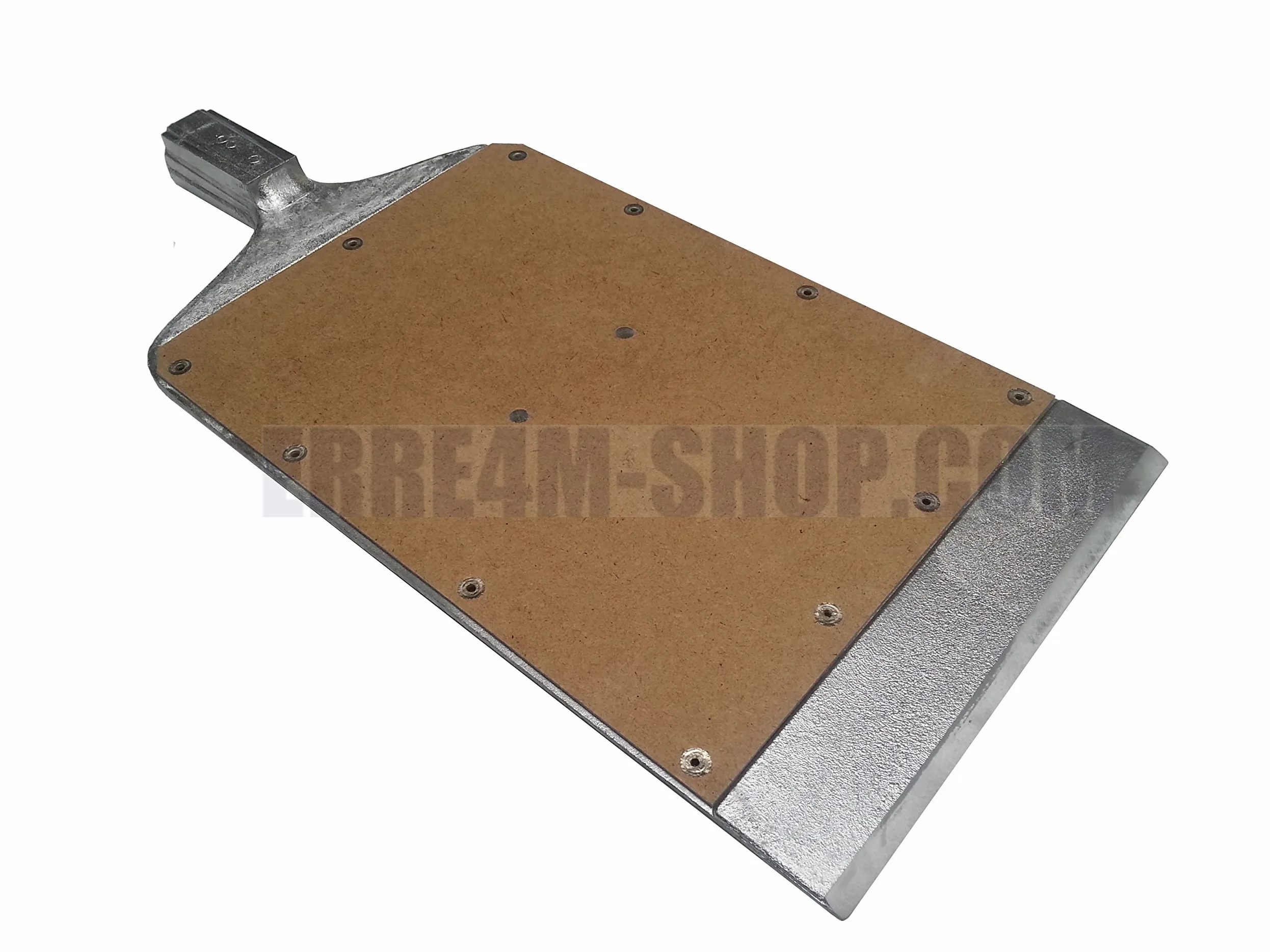 Erretre srl Pala per sfornare e infornare Pane in Alluminio e Legno da 24x51 cm Senza Manico Professionale