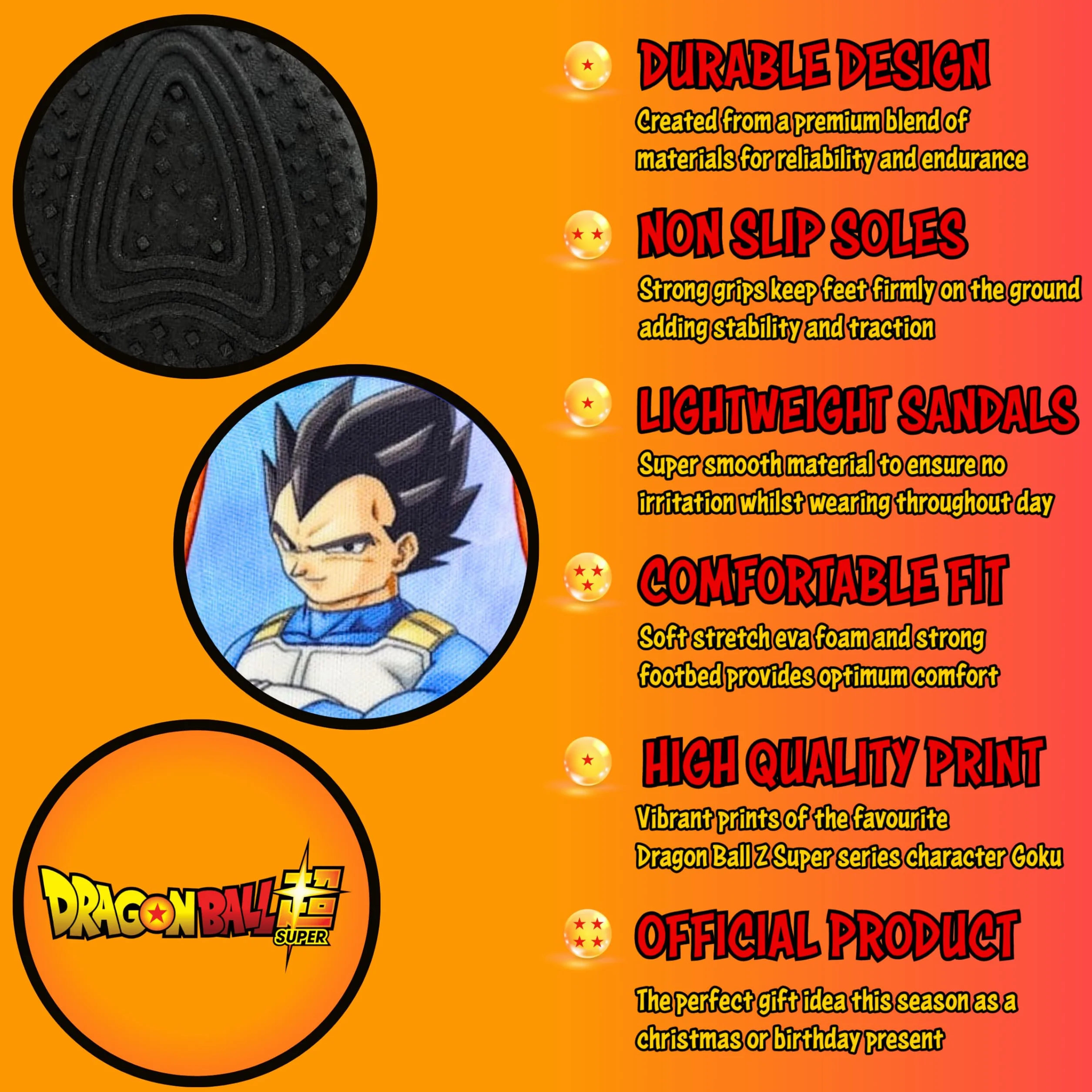 Dragon Ball Z Scarpe Acqua Ragazzi Sandali Antiscivolo Goku Acquatiche
