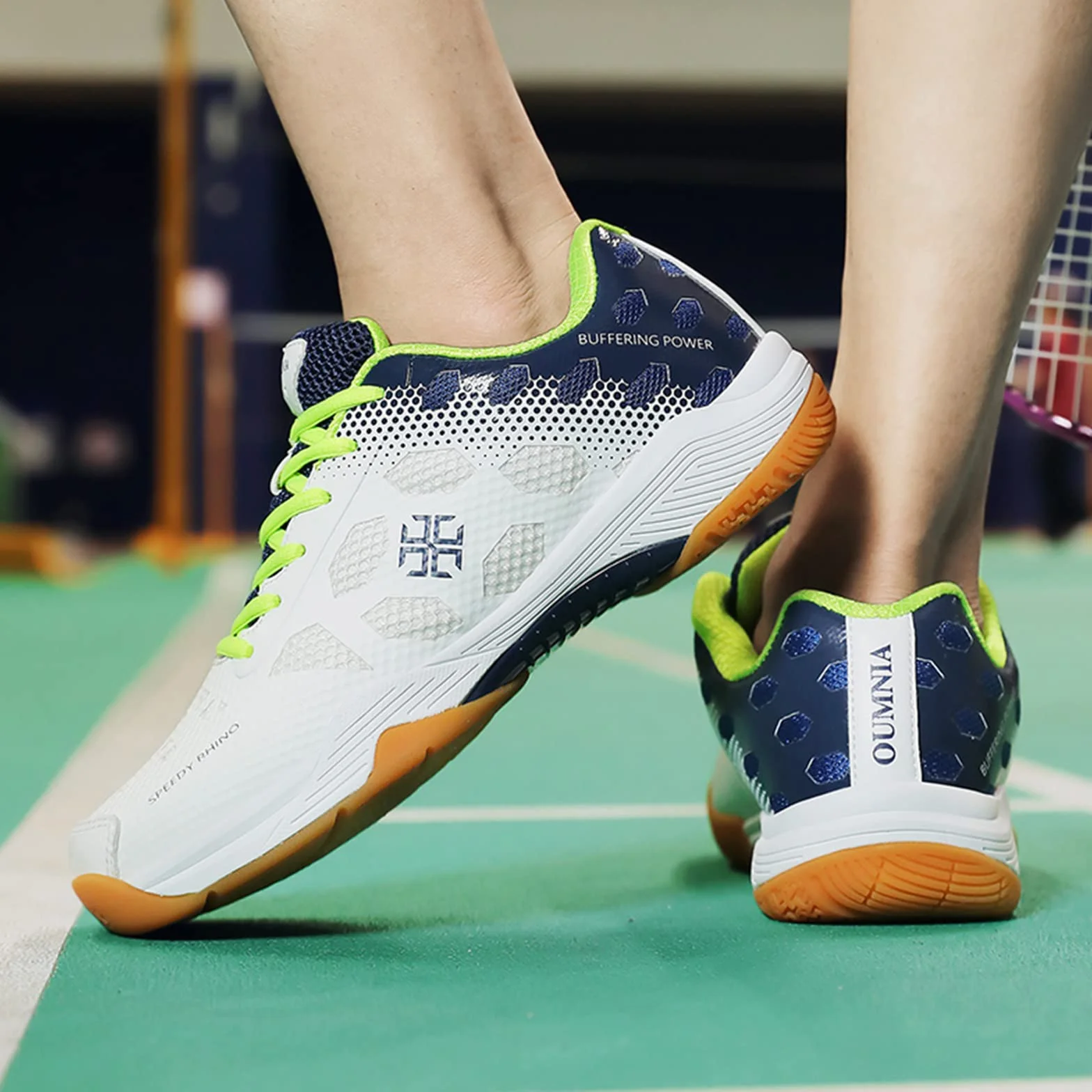 Pickleball Scarpe Uomo Da Badminton Tennis Allenatori Taglio All'aperto Al Coperto Leggero Traspirante